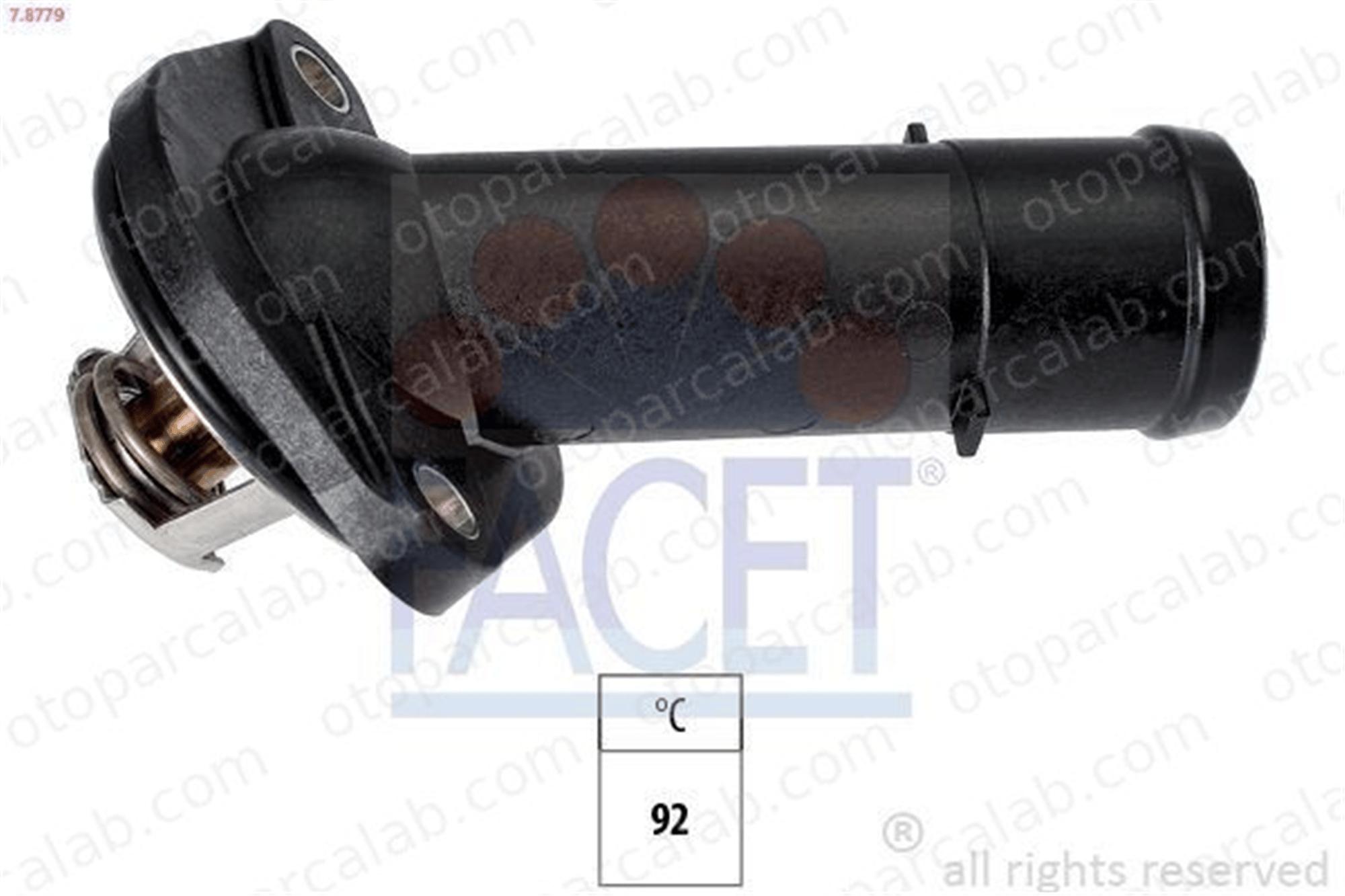 FACET 7.8779 Termostat SKODA FABIA II FABIA II Combi 3L121114B 03L121114B
