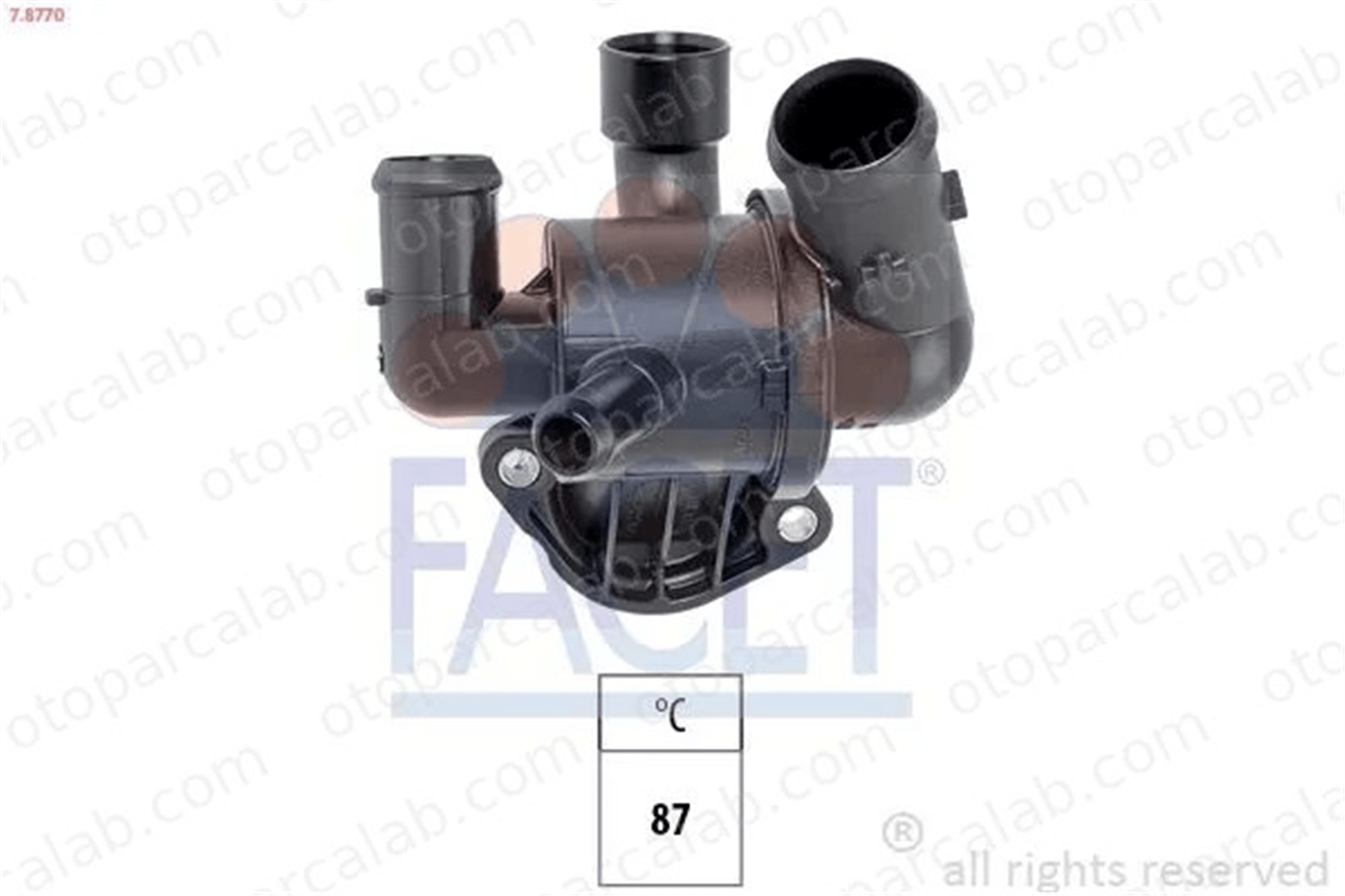 FACET 7.8770 Termostat VW PASSAT B6 PASSAT B6 Variant 3L121111AC 03L121111AC