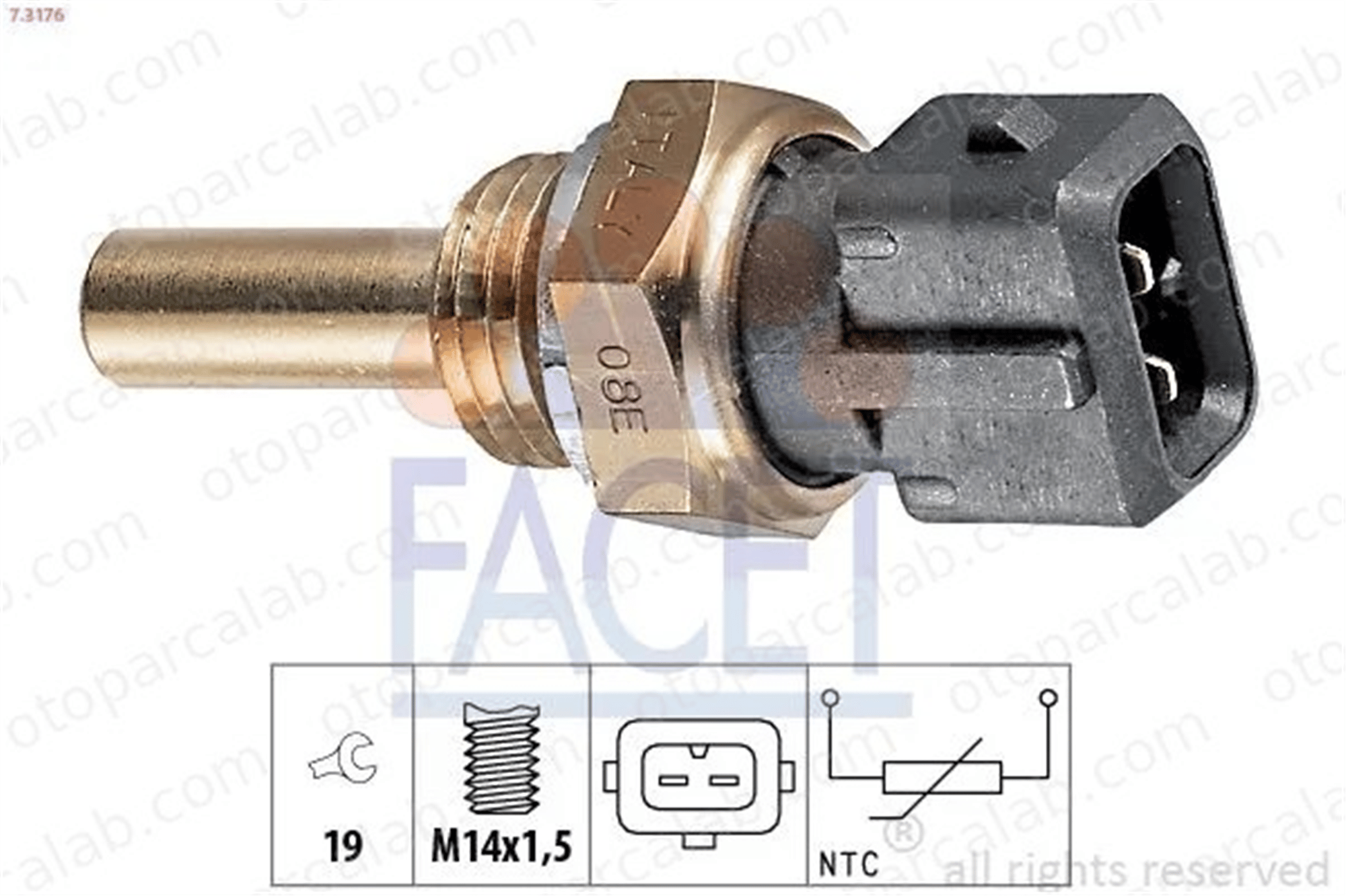 FACET 7.3176 Klima Basınç Müşürü BMW 7 3 1710535 12621710535