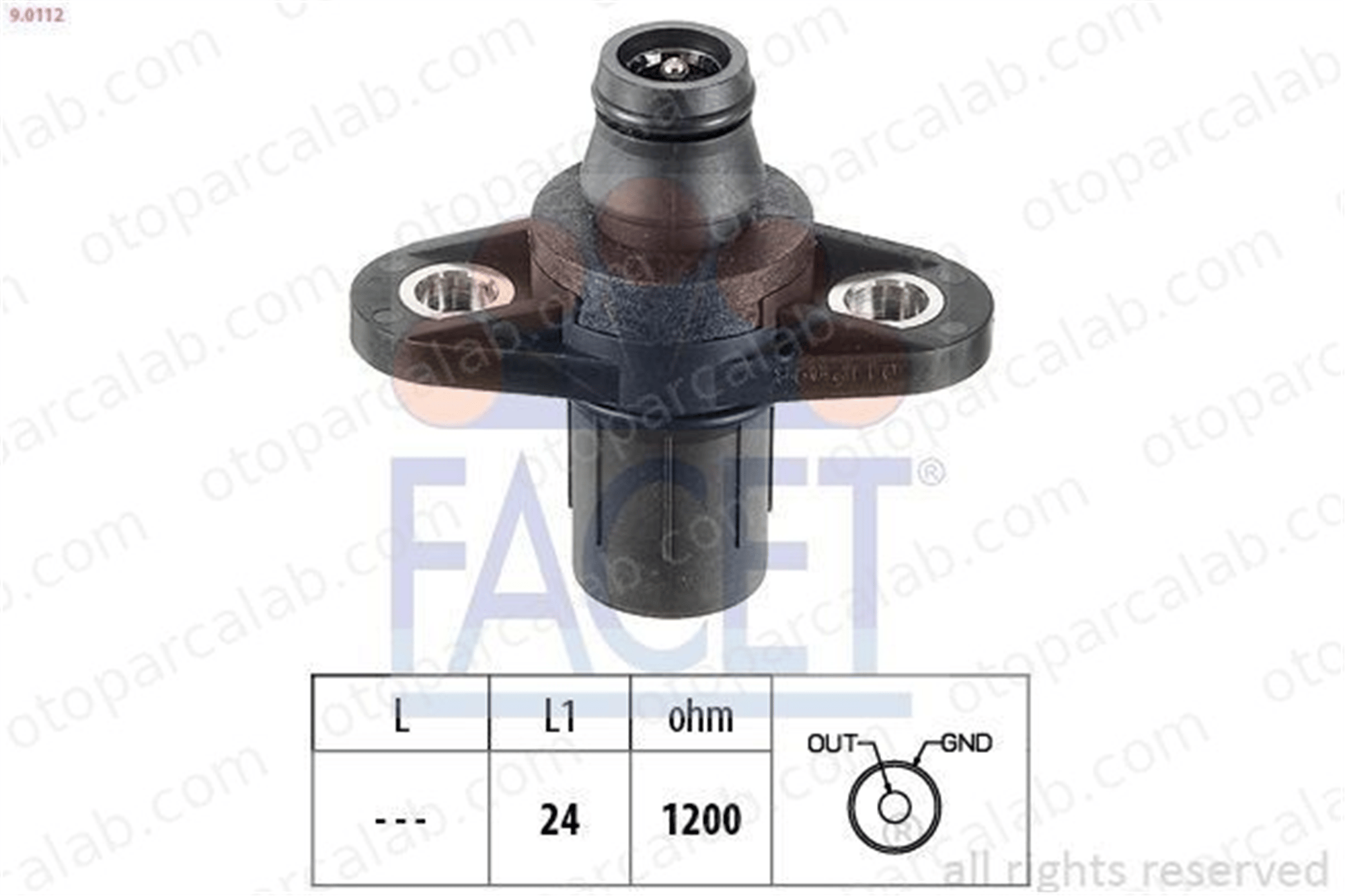 FACET 9.0112 Eksantrik Devir Sensörü MERCEDES-BENZ E-SERISI S-SERISI 21539528 A0021539528