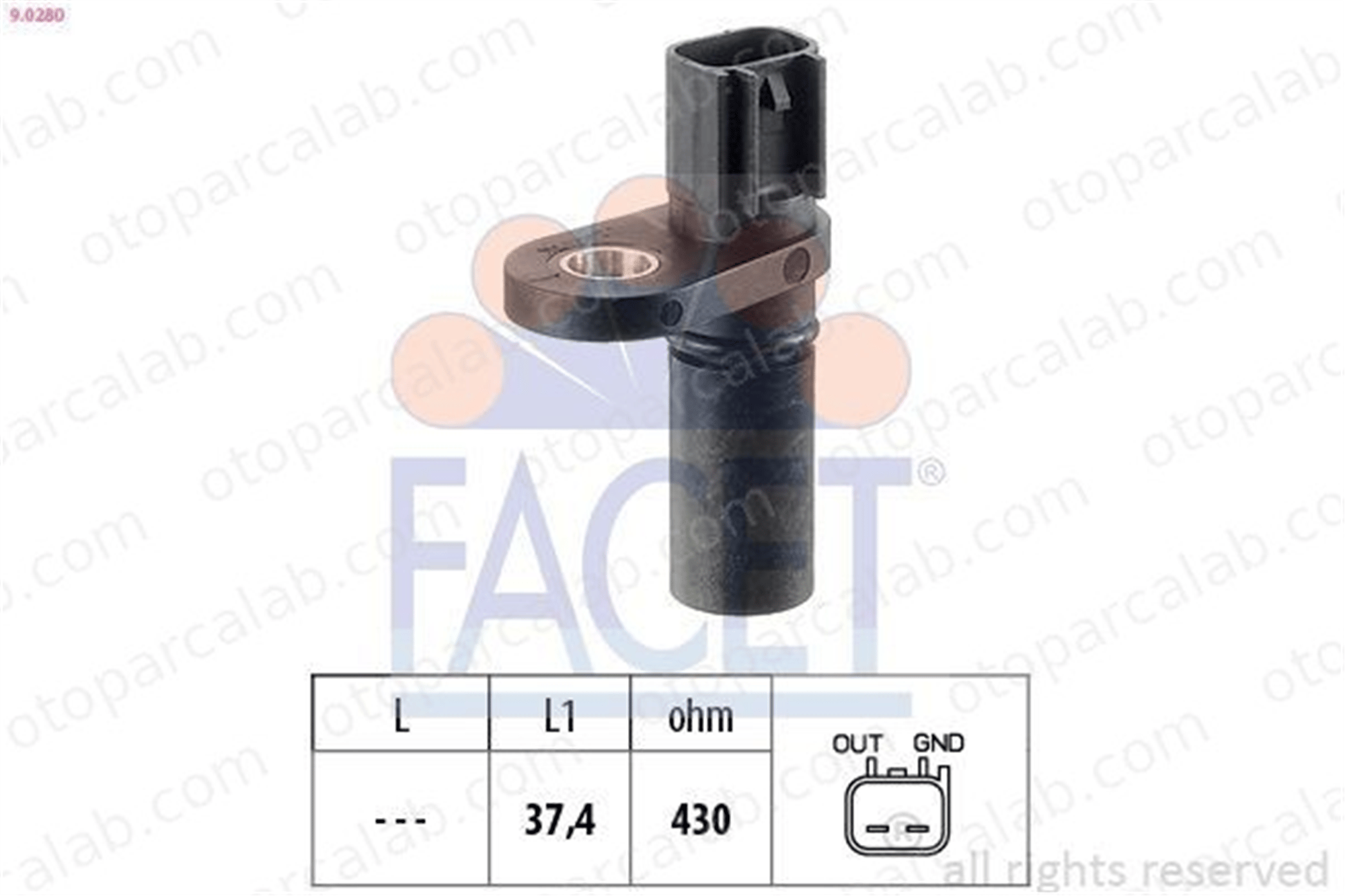 FACET 9.0280 Krank Sensörü FORD MONDEO III Sedan ASTON MARTIN DB9 Vantage 1S7F6C315BA 1R123910475