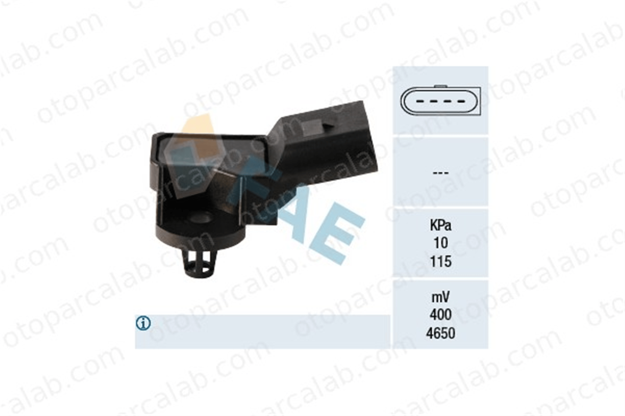 FAE 15042 MAP Sensörü AUDI A4 B8 A4 B8 Avant 36906051G 036 906 051 G