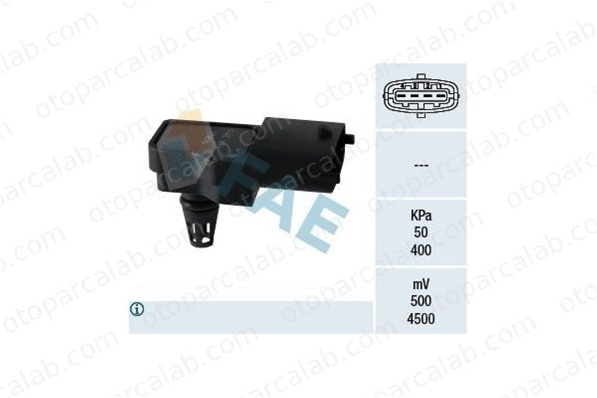 FAE 15096 MAP Sensörü VOLVO FL6 FL10 55568176 6112001370003