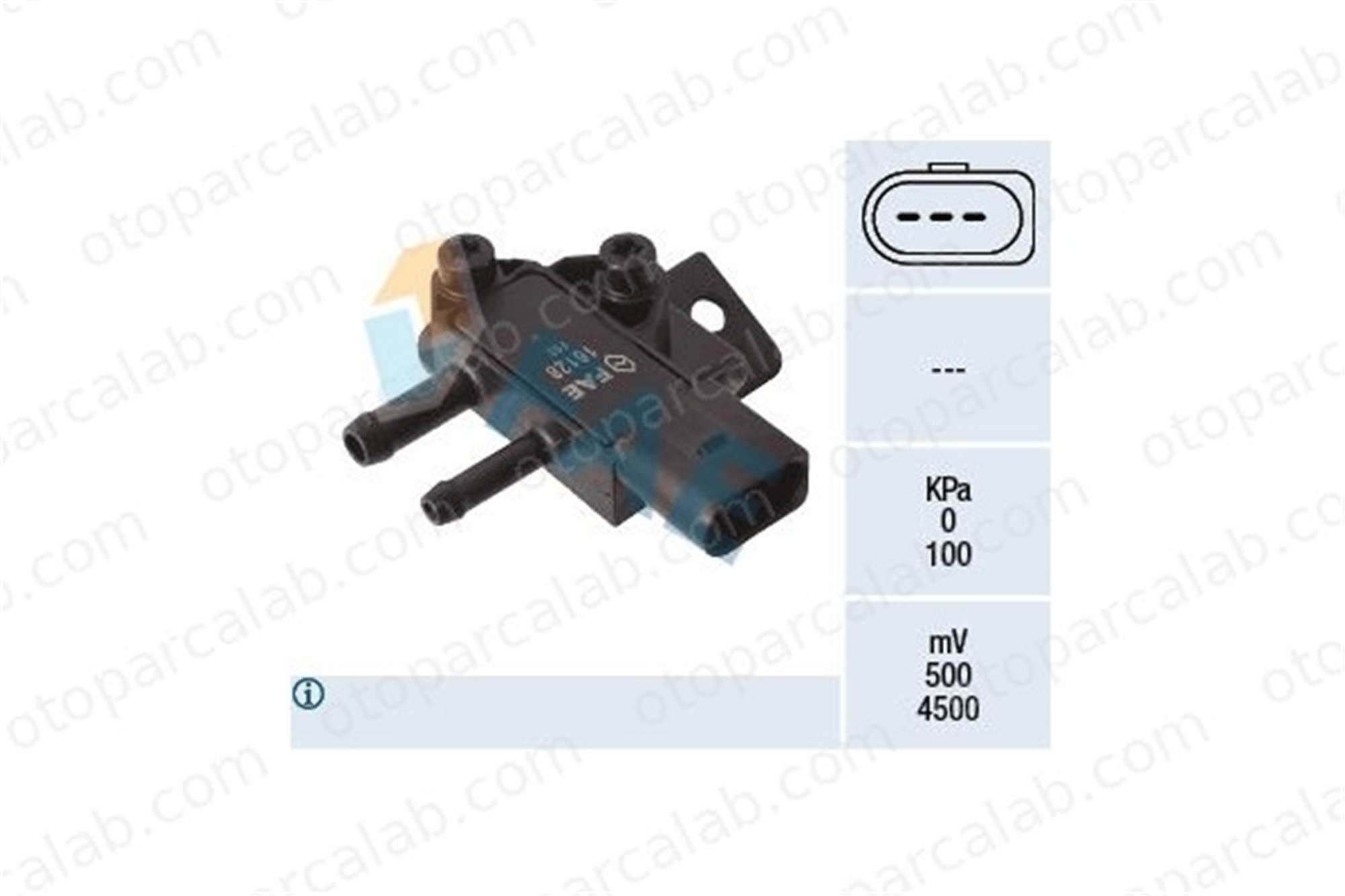 FAE 16128 MAP Sensörü OPEL ANTARA A CHEVROLET CAPTIVA 96419104 96436559