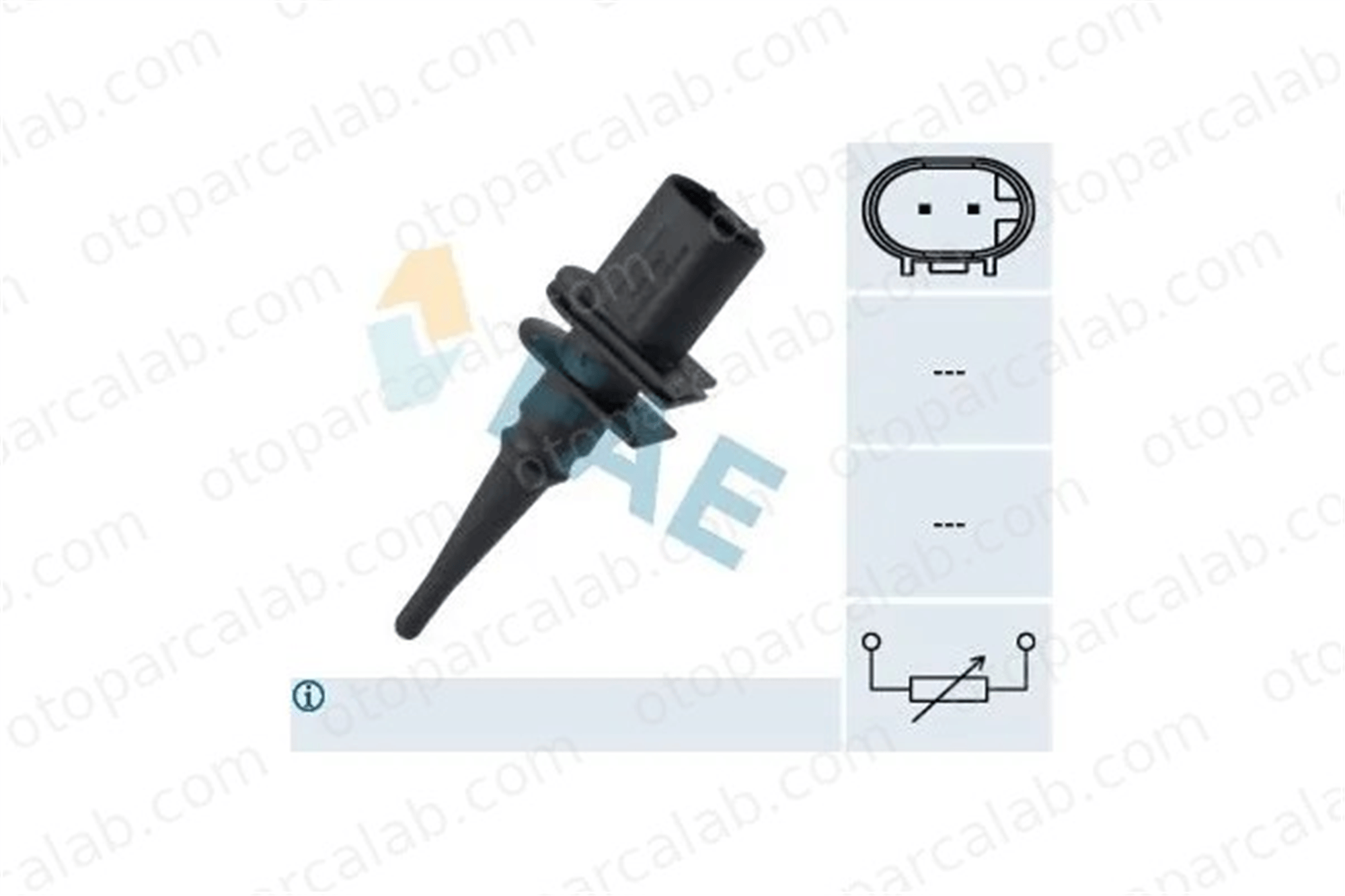 FAE 33169 Dış Hava Sıcaklık Sensörü BMW 5 3 65816905133 65806905050