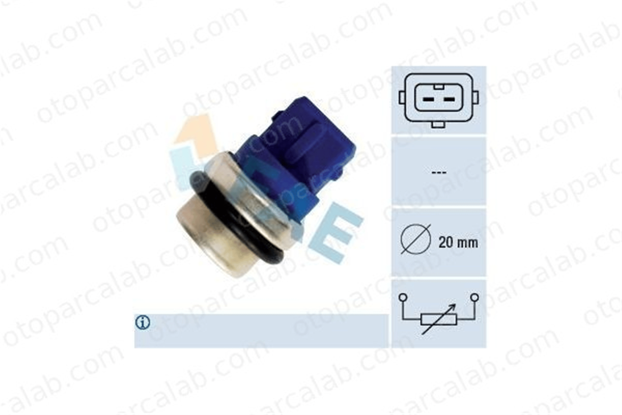 FAE 33630 Hararet Müşürü VW PASSAT B5 Variant SEAT CORDOBA 25906041A 025906041A