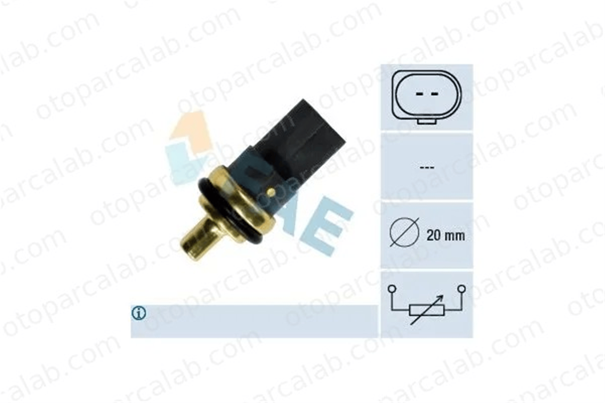 FAE 33784 Hararet Müşürü AUDI A3 A3 Sportback 6A919501A 06A919501A