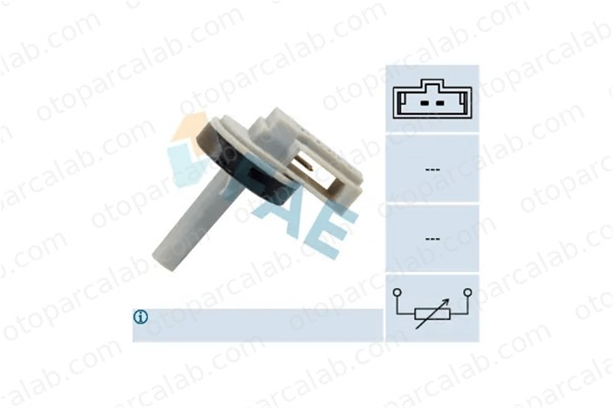 FAE 33870 Dış Hava Sıcaklık Sensörü VW GOLF IV GOLF IV Variant 1J0907543A 95557230400
