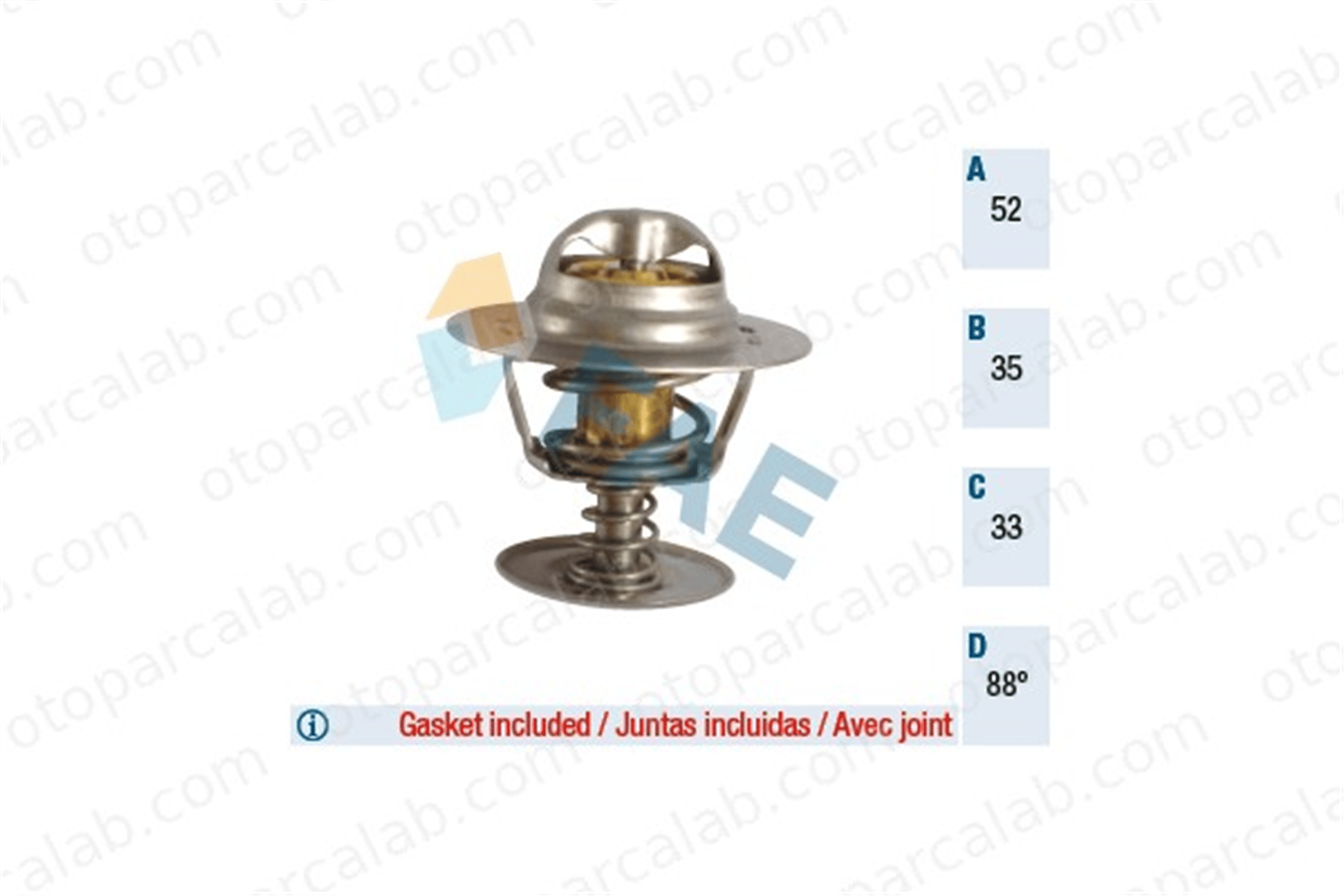 FAE 5305188 Termostat FORD ORION III MONDEO I Turnier 1634617 1663819