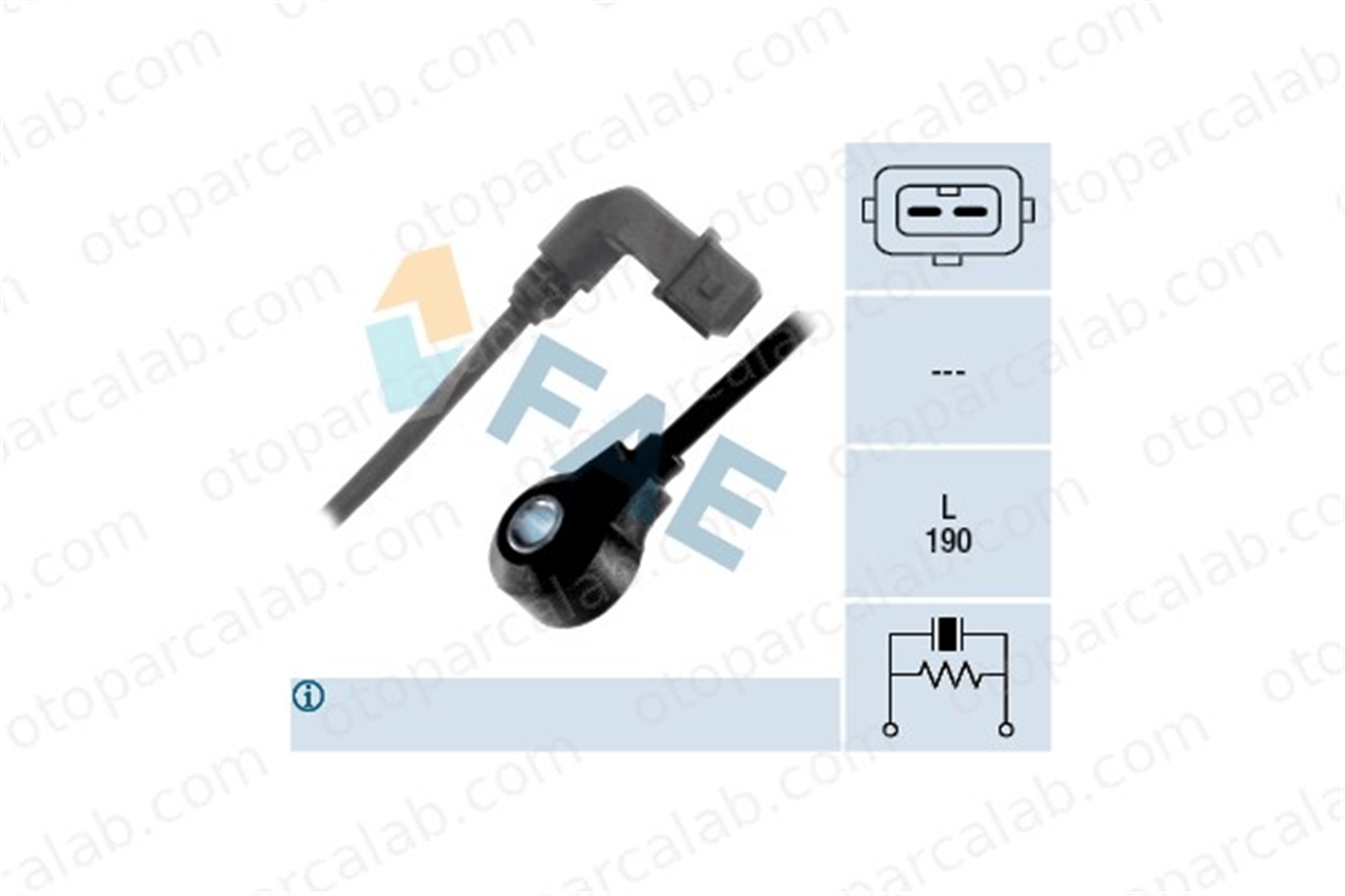 FAE 60198 Vuruntu Sensörü BMW 3 5 Touring 12141739368