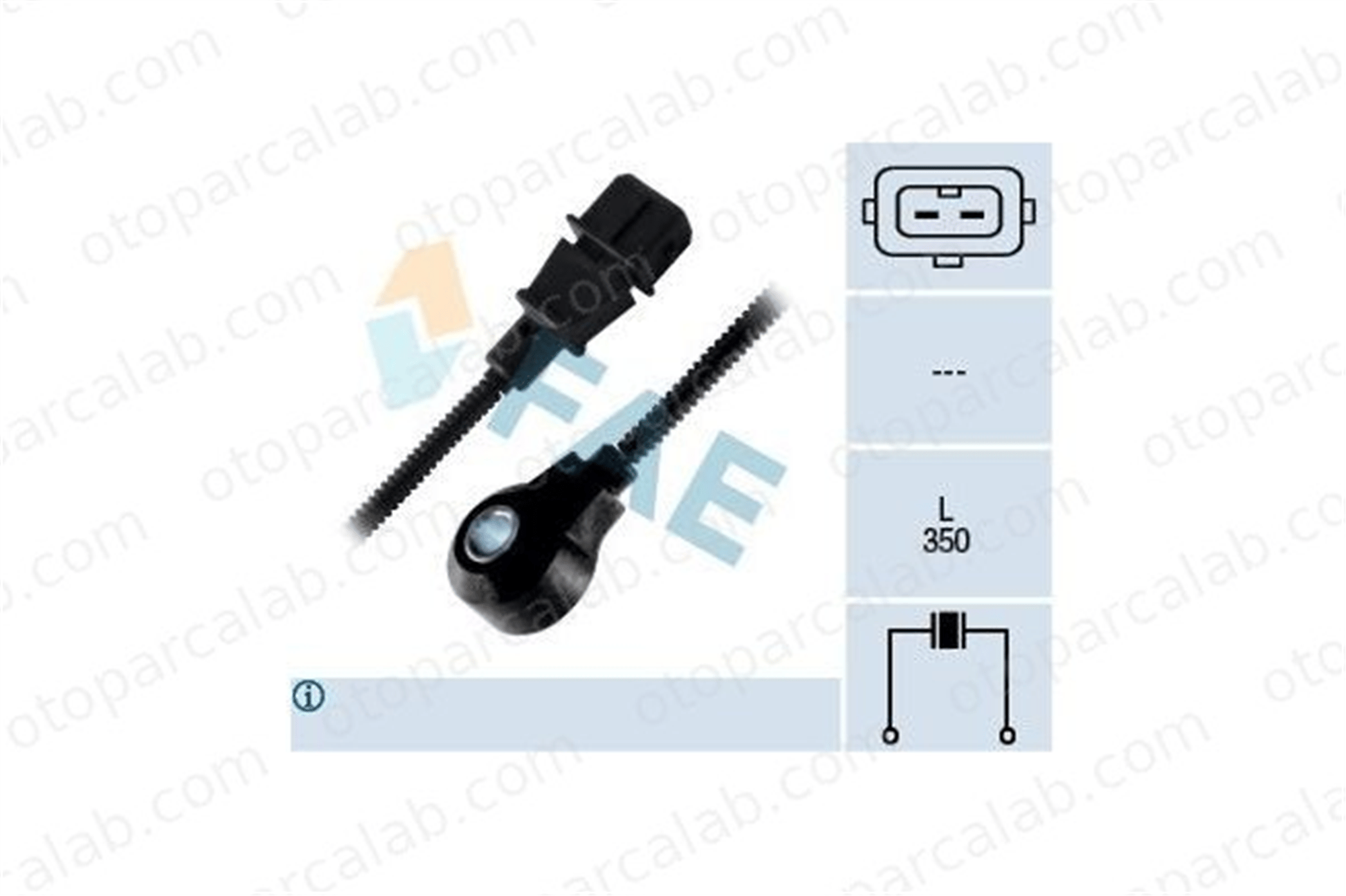FAE 60206 Vuruntu Sensörü KIA CARENS II MPV SHUMA II K0AF18921 0K0AF 18921