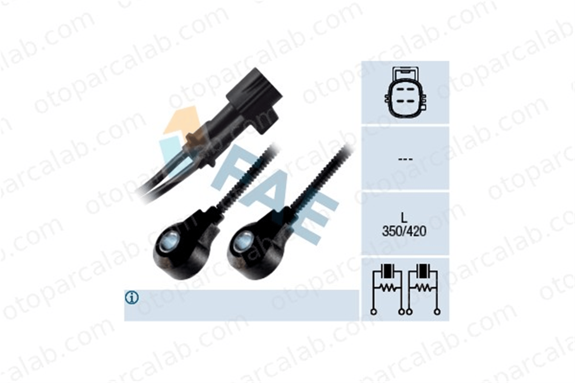 FAE 60212 Vuruntu Sensörü VOLVO S80 II S40 II 6M5G12A699AA 1371593