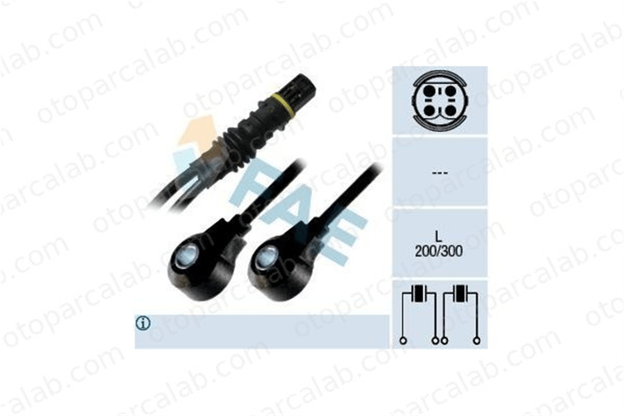 FAE 60213 Vuruntu Sensörü BMW 5 5 Touring 12141703276 1703276