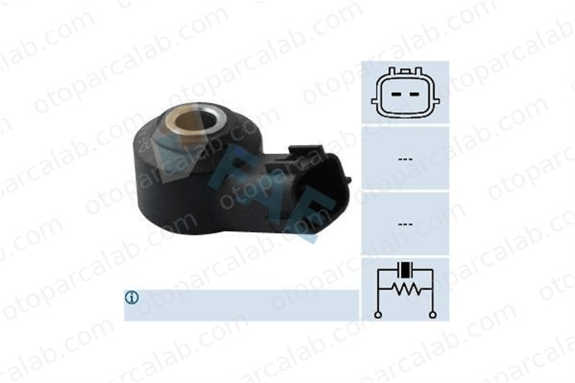 FAE 60219 Vuruntu Sensörü NISSAN MAXIMA / MAXIMA QX V X-TRAIL I 220602Y000 KS206