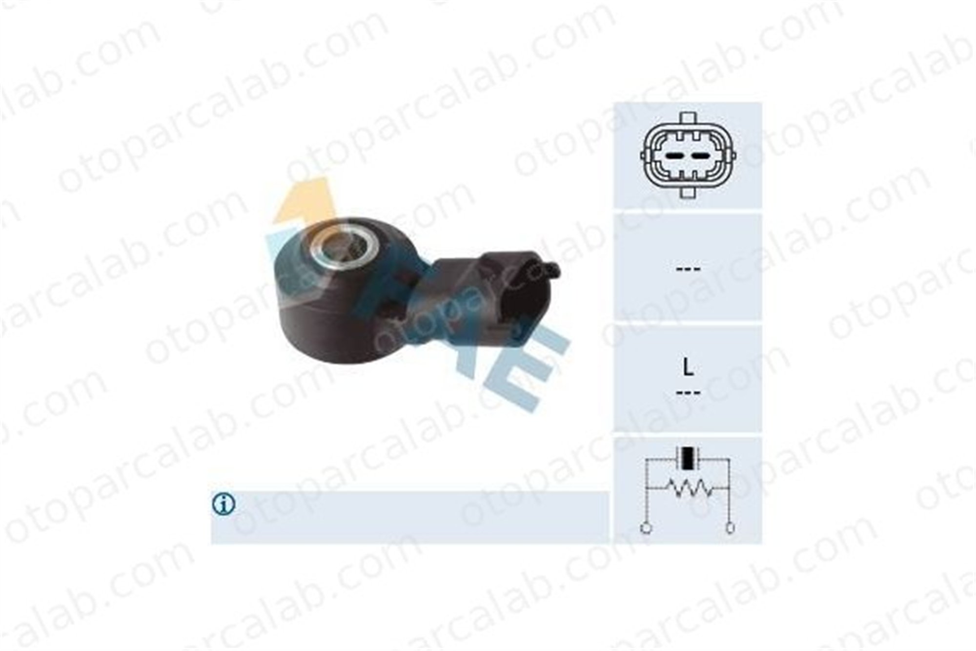 FAE 60229 Vuruntu Sensörü LAND ROVER RANGE ROVER II NSC100650 KS267