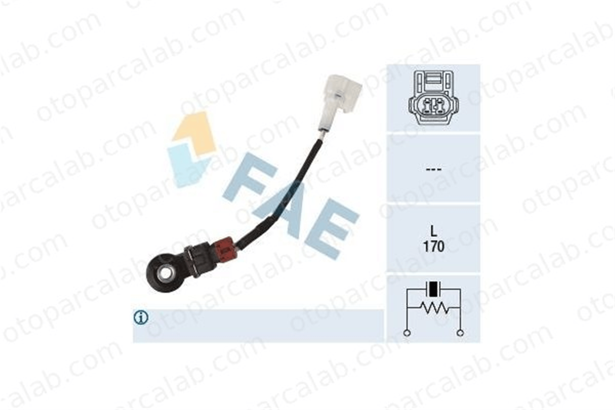 FAE 60252 Vuruntu Sensörü SUBARU IMPREZA Station wagon IMPREZA Sedan 22060AA070