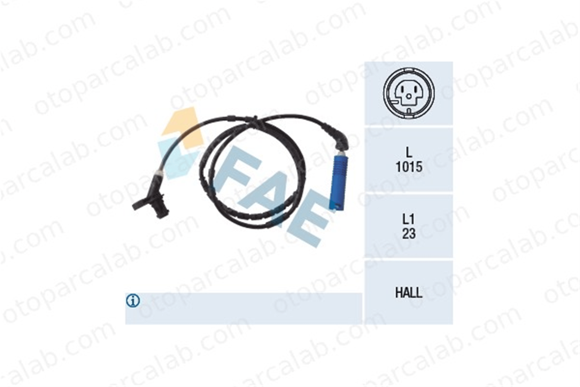 FAE 78039 Abs Sensörü Arka Sağ veya Sol BMW 3 3 Coupe 34526752683 ALS438