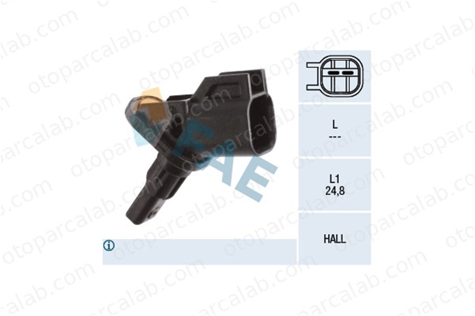 FAE 78180 Abs Sensörü Ön Sağ veya Sol VOLVO V70 III V60 I 3M5T2B372AB 1223620