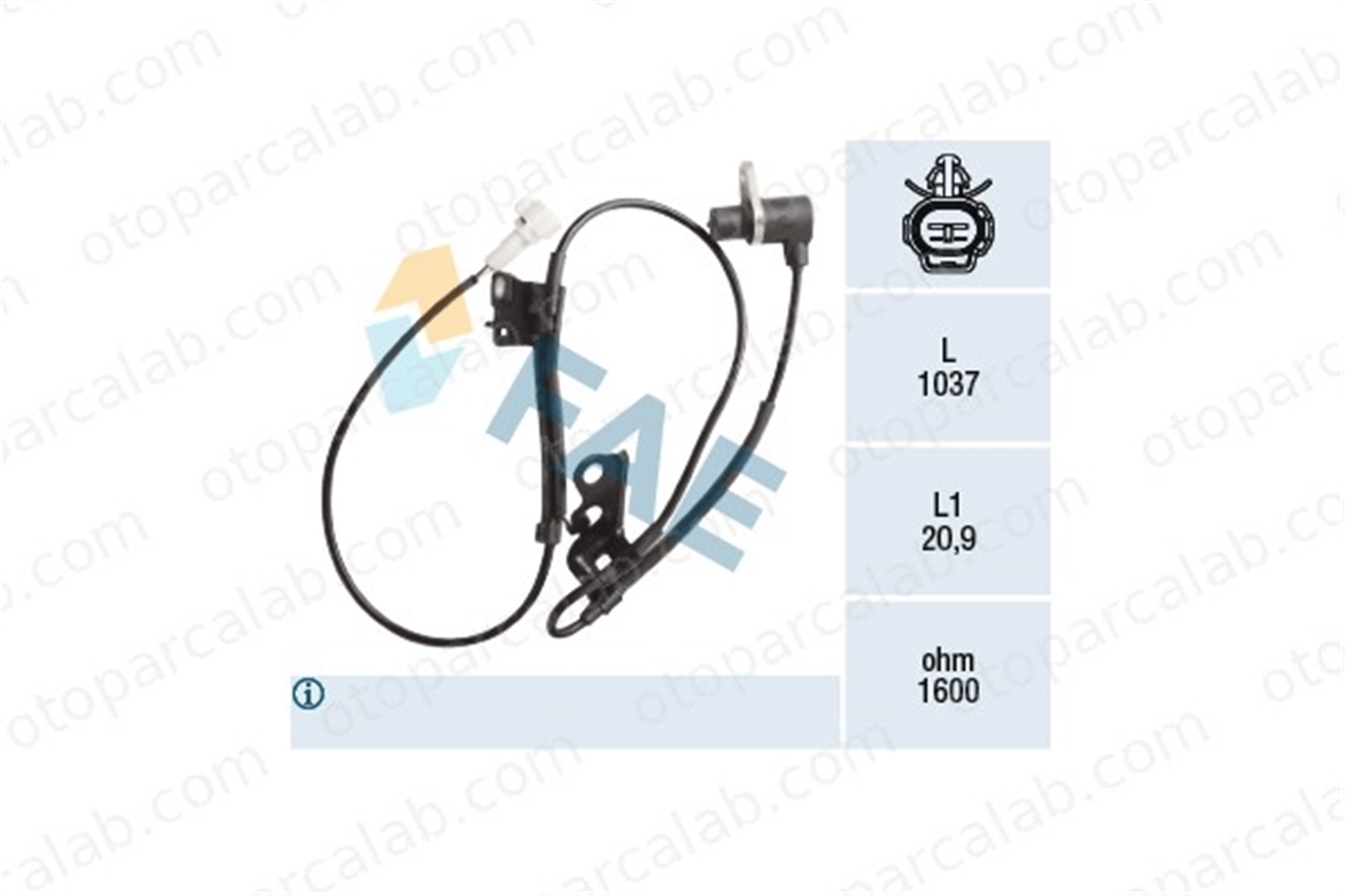 FAE 78418 Abs Sensörü Ön Sol TOYOTA AVENSIS AVENSIS Sedan 89543 8954302040