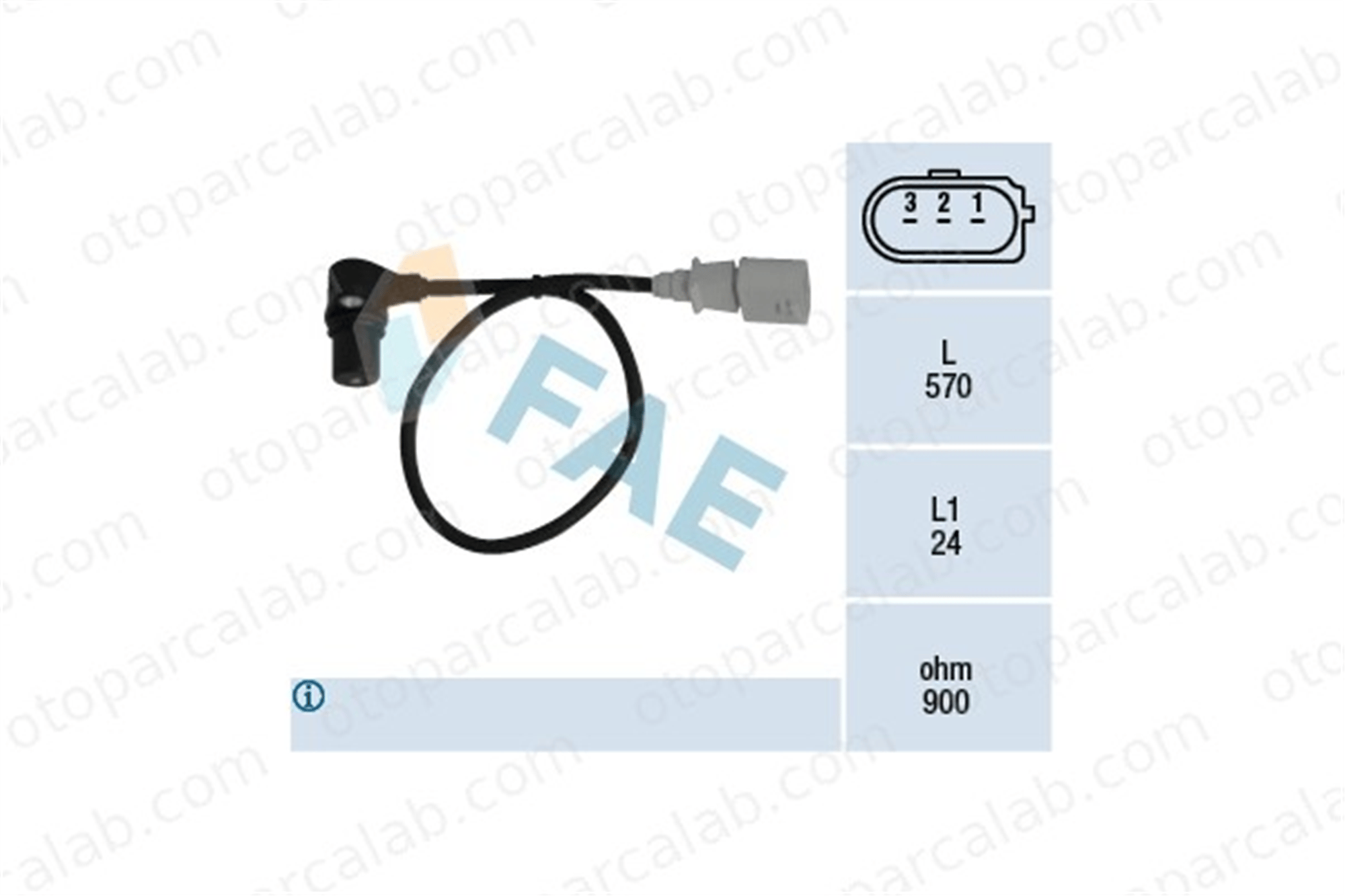 FAE 79056 Krank Sensörü AUDI A6 C5 Avant A6 C5 DZ0603433C 6A906433C