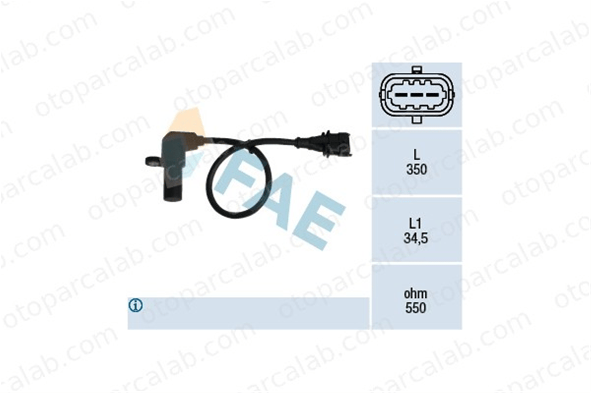 FAE 79069 Krank Sensörü OPEL VECTRA B VECTRA B Hatchback 6238459 90520856