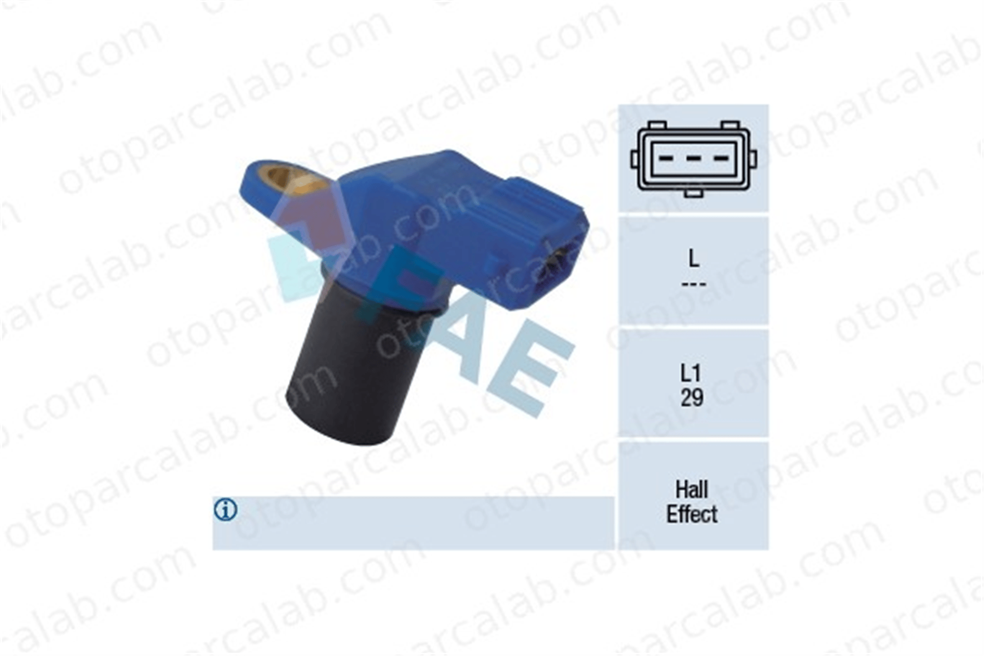 FAE 79104 Eksantrik Devir Sensörü CITROËN EVASION MPV FIAT ULYSSE 19206T 96296843