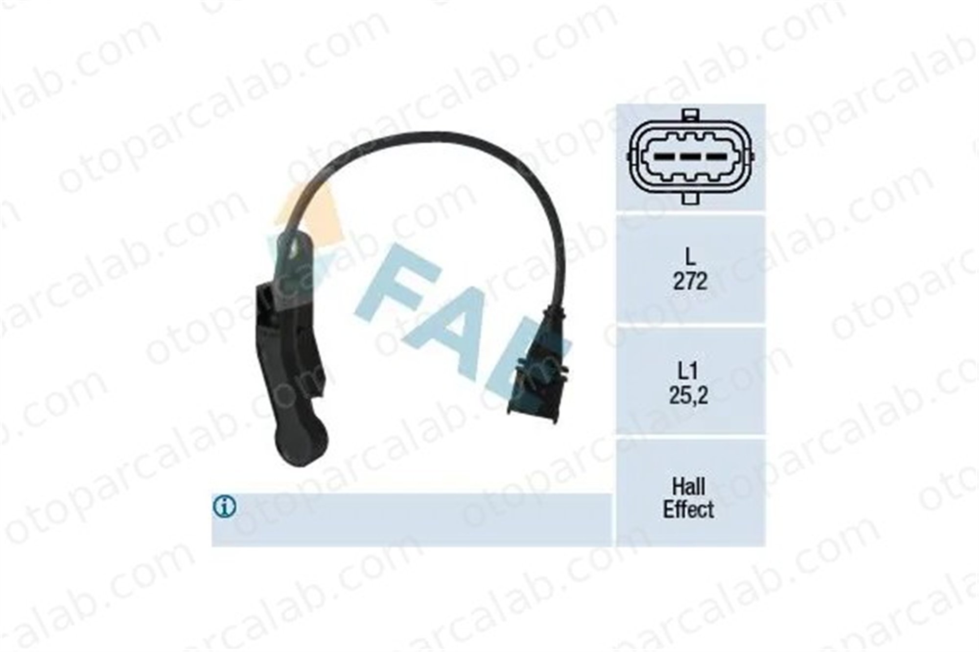 FAE 79138 Eksantrik Devir Sensörü OPEL ASTRA G Coupe ASTRA G Hatchback 1238425 90536064