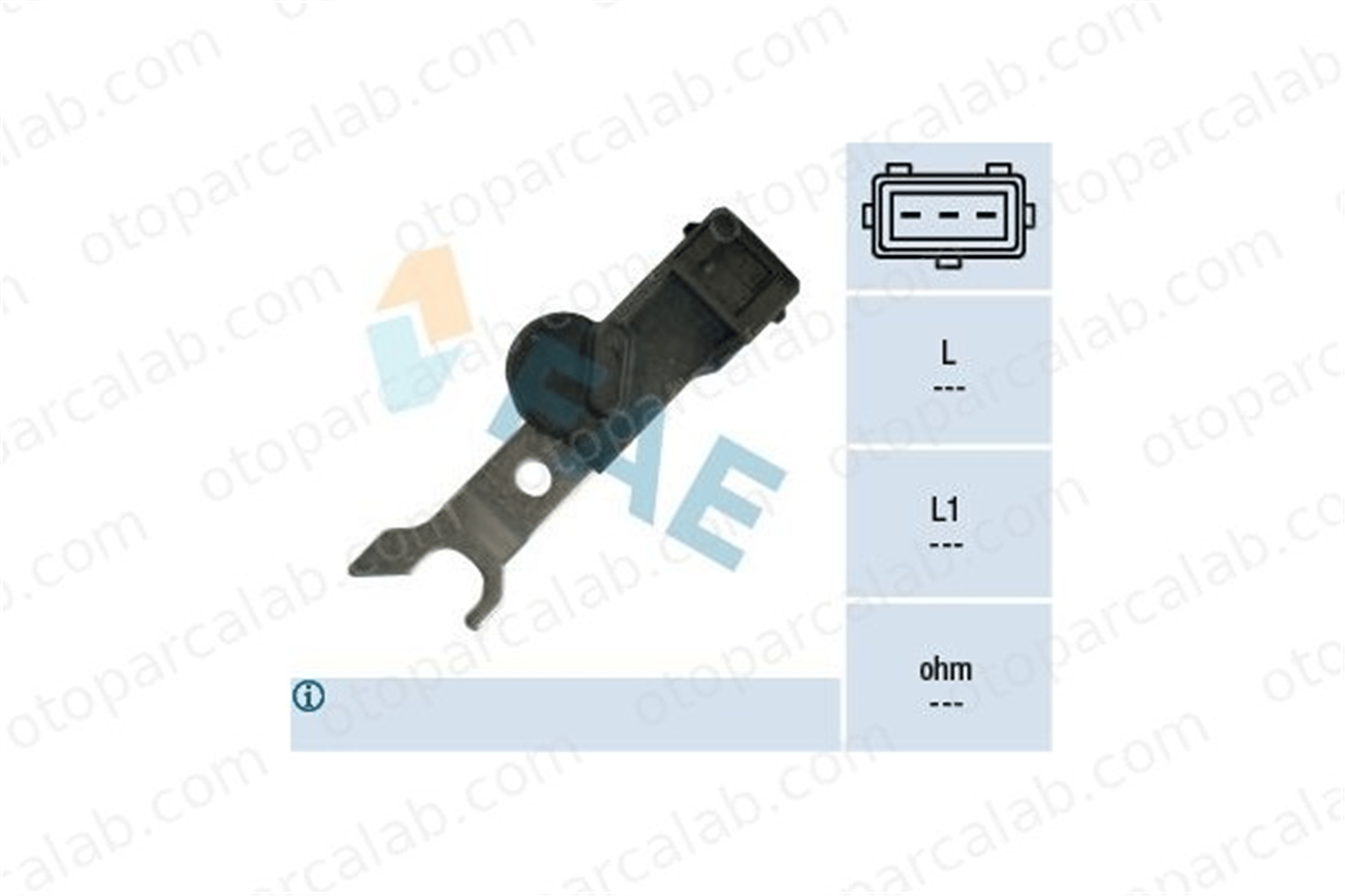 FAE 79166 Eksantrik Devir Sensörü OPEL ASTRA G Sedan ASTRA G Station wagon 1238915 24445139