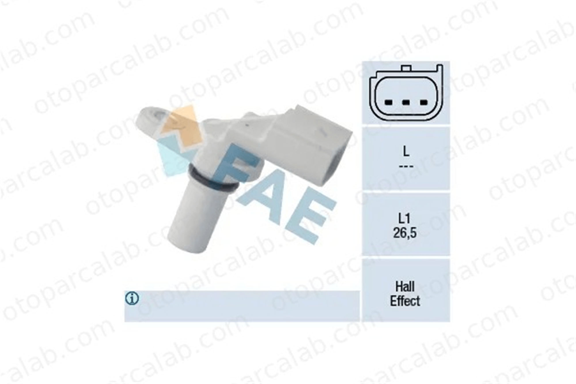 FAE 79246 Eksantrik Devir Sensörü FORD FOCUS I TRANSIT CONNECT 5M5112K073AB 1781666