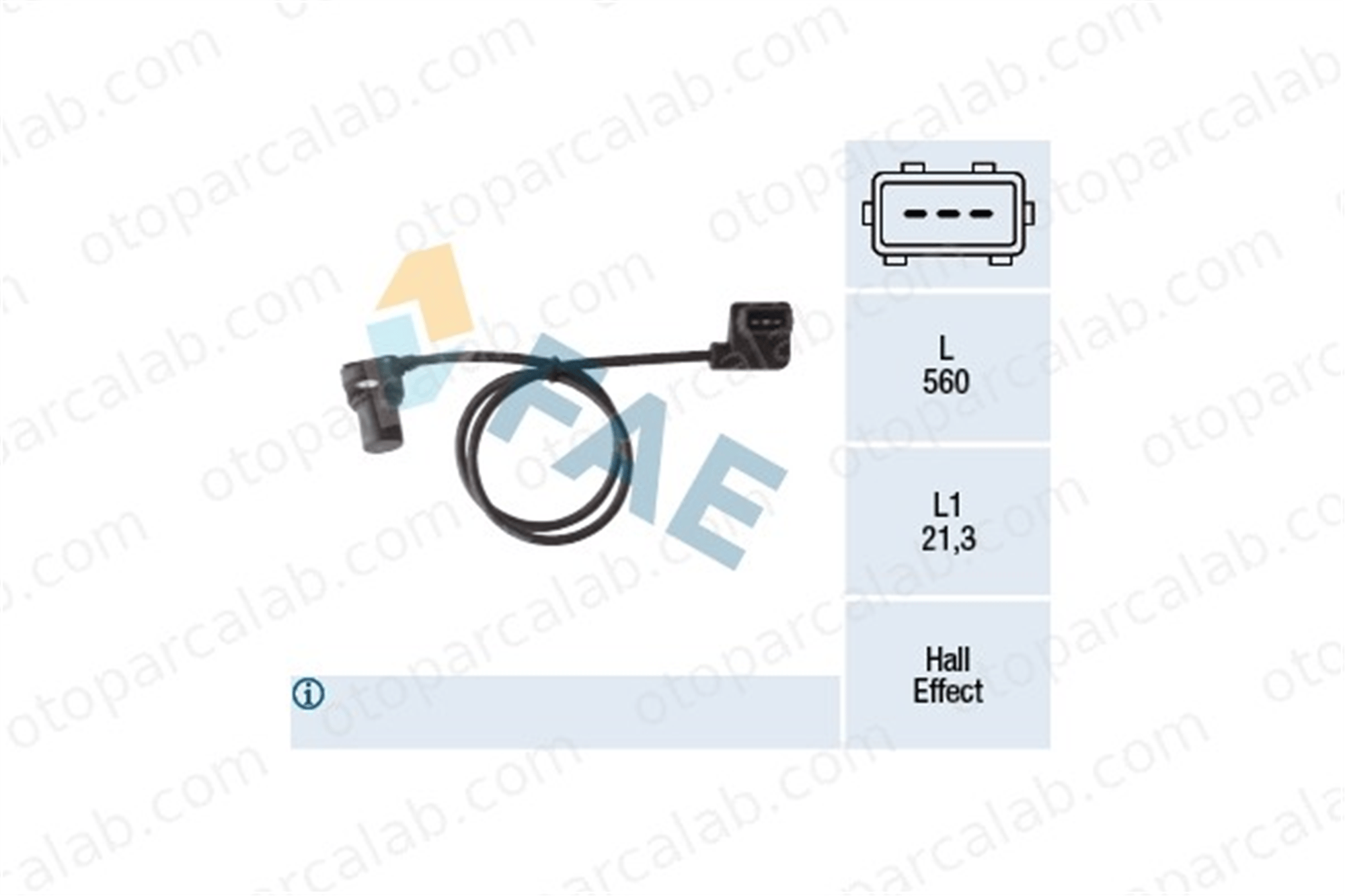 FAE 79450 Eksantrik Devir Sensörü BMW 3 3 Coupe 12141743072