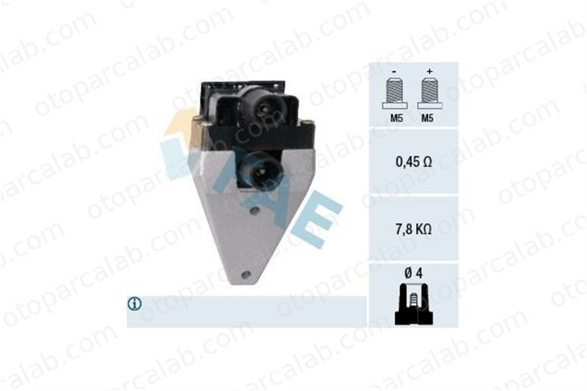 FAE 80212 Ateşleme Bobini MERCEDES-BENZ C-SERISI 124 Sedan 1500480 1500580