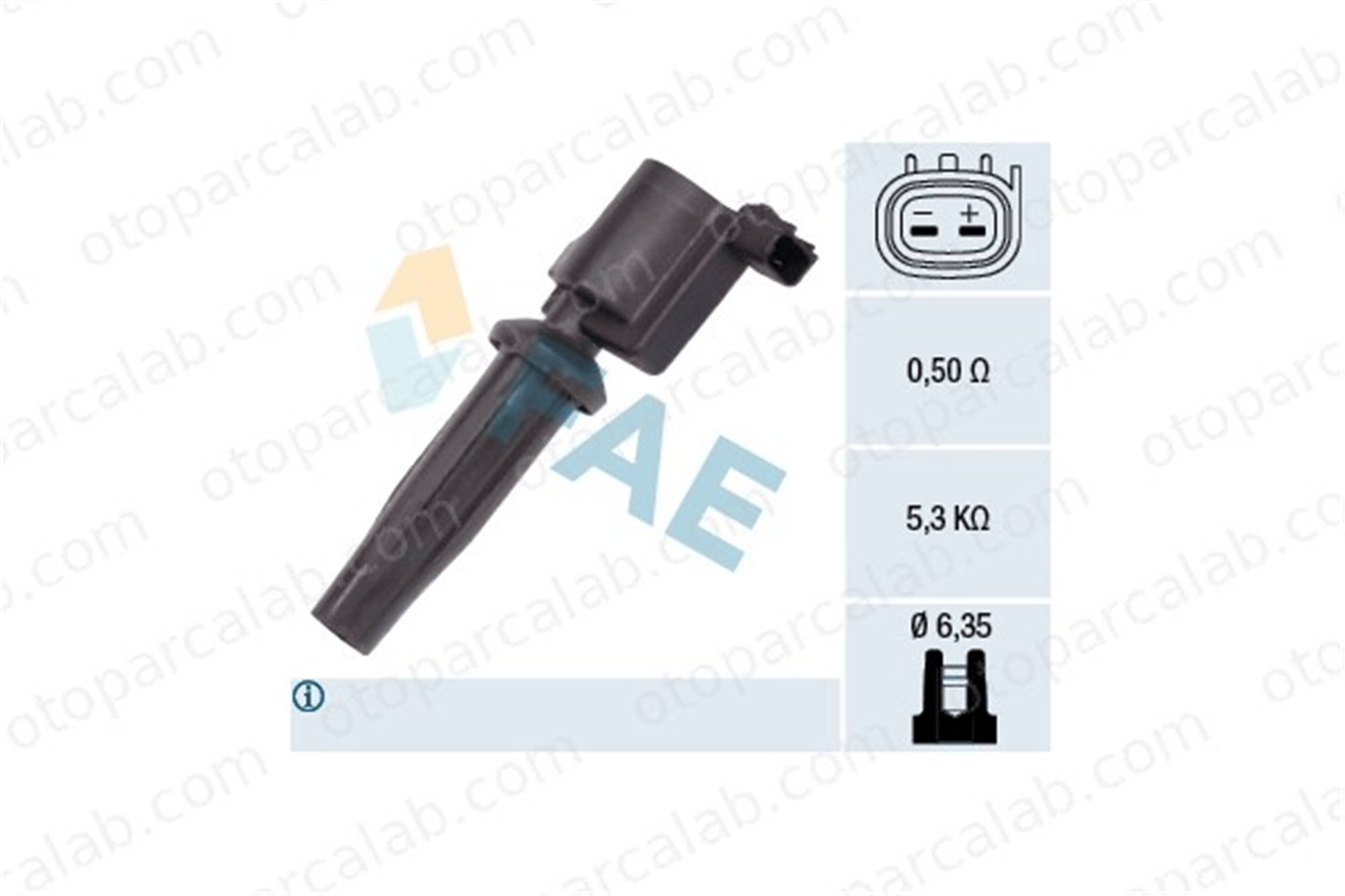 FAE 80231 Ateşleme Bobini FORD FOCUS II FOCUS C-MAX 4M5G12A366BA 1224925