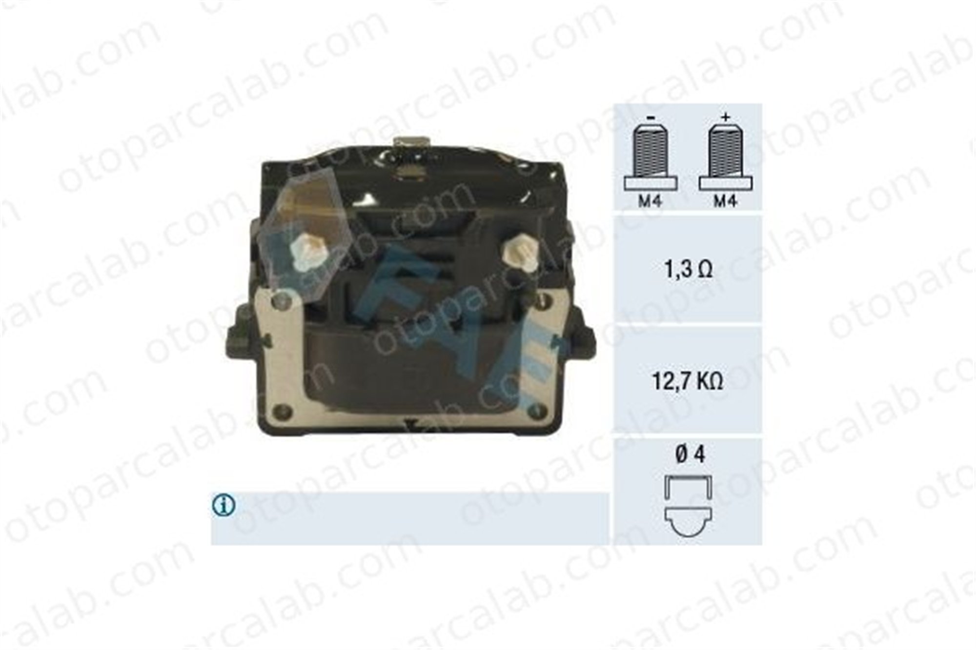 FAE 80241 Ateşleme Bobini TOYOTA COROLLA COROLLA Liftback 94404545 94853695