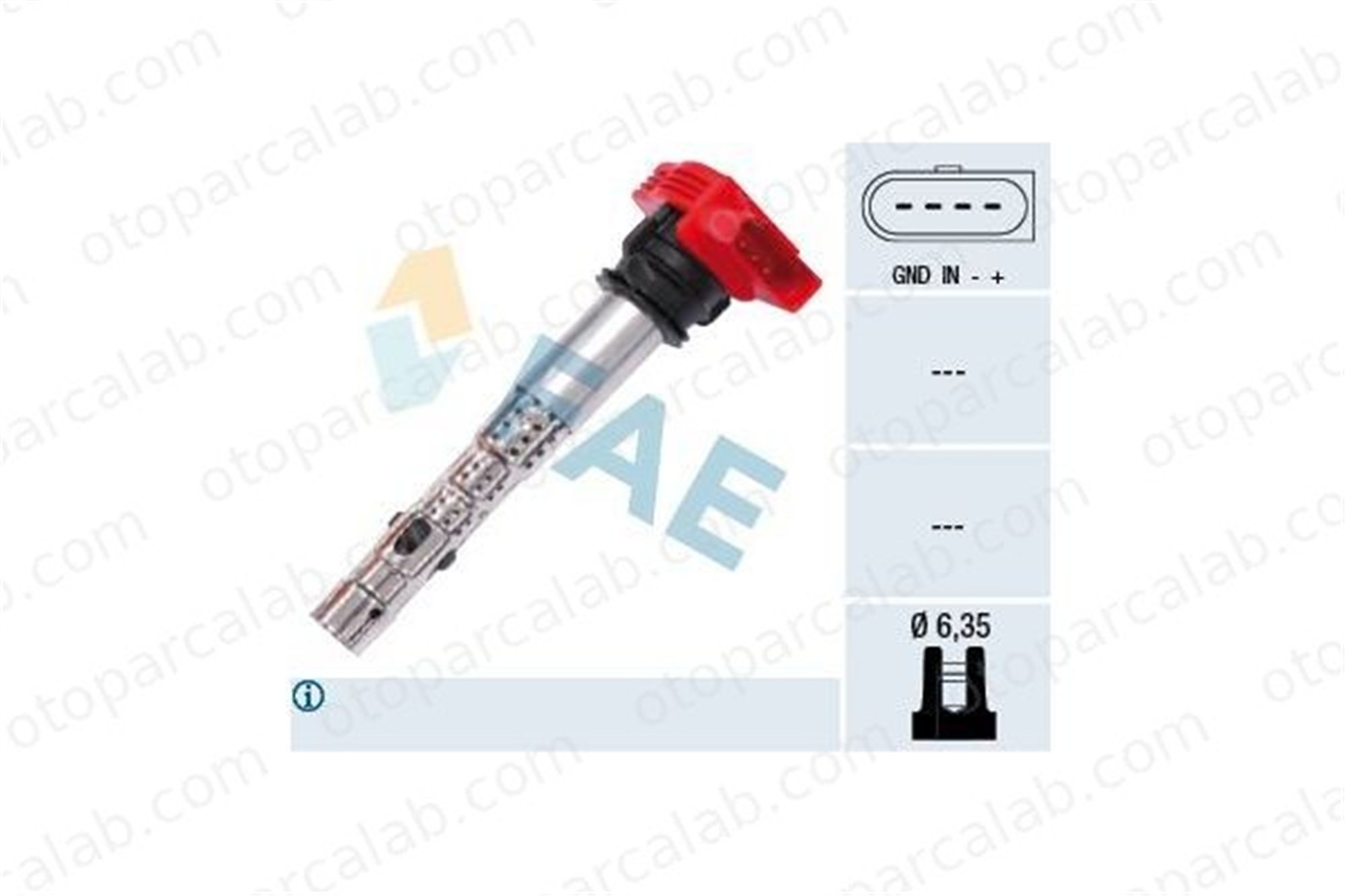FAE 80248 Ateşleme Bobini AUDI A6 C6 Avant R8 6E905115F 95860210200