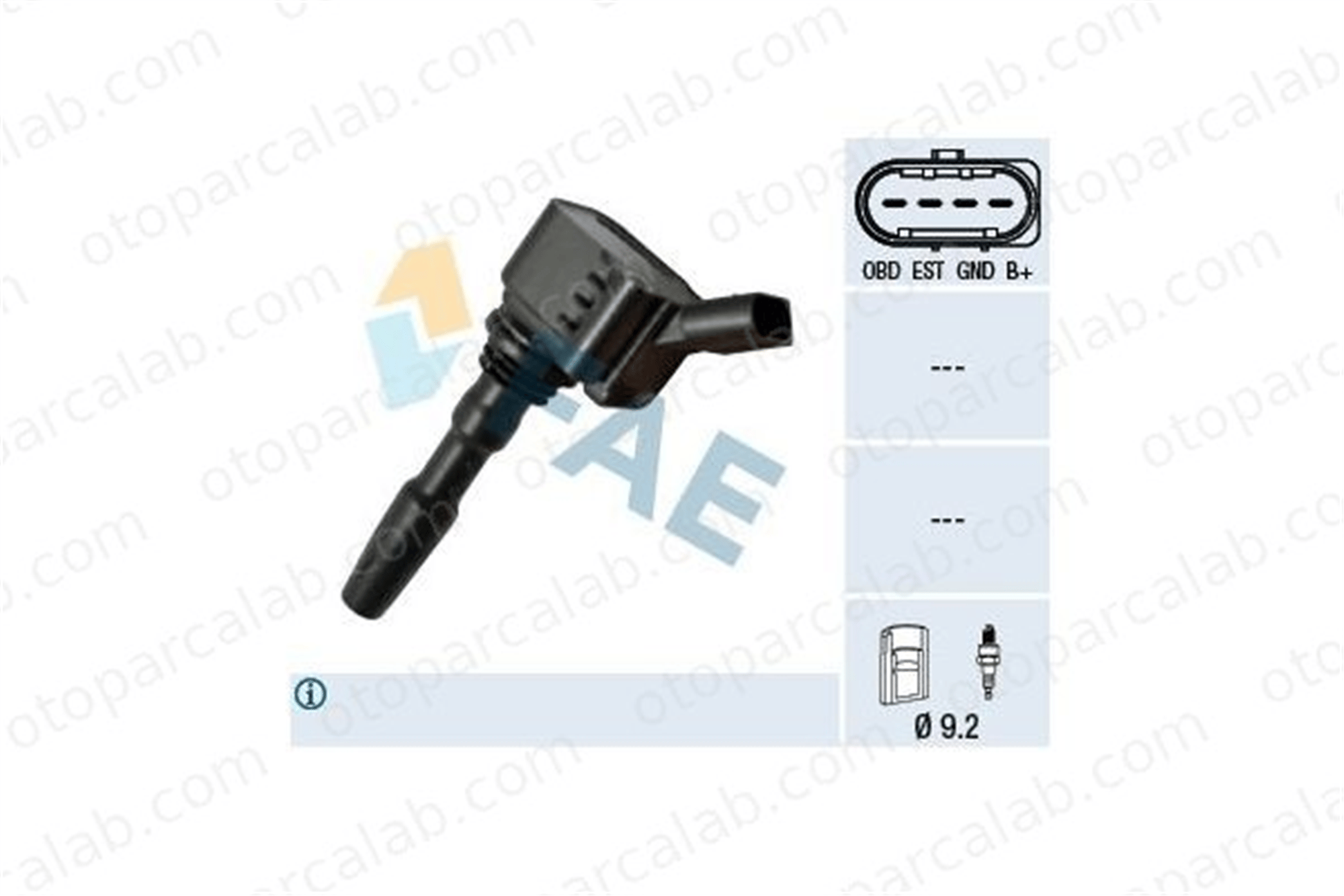 FAE 80249 Ateşleme Bobini VW GOLF VII SEAT LEON 4C905110D 4C905110H