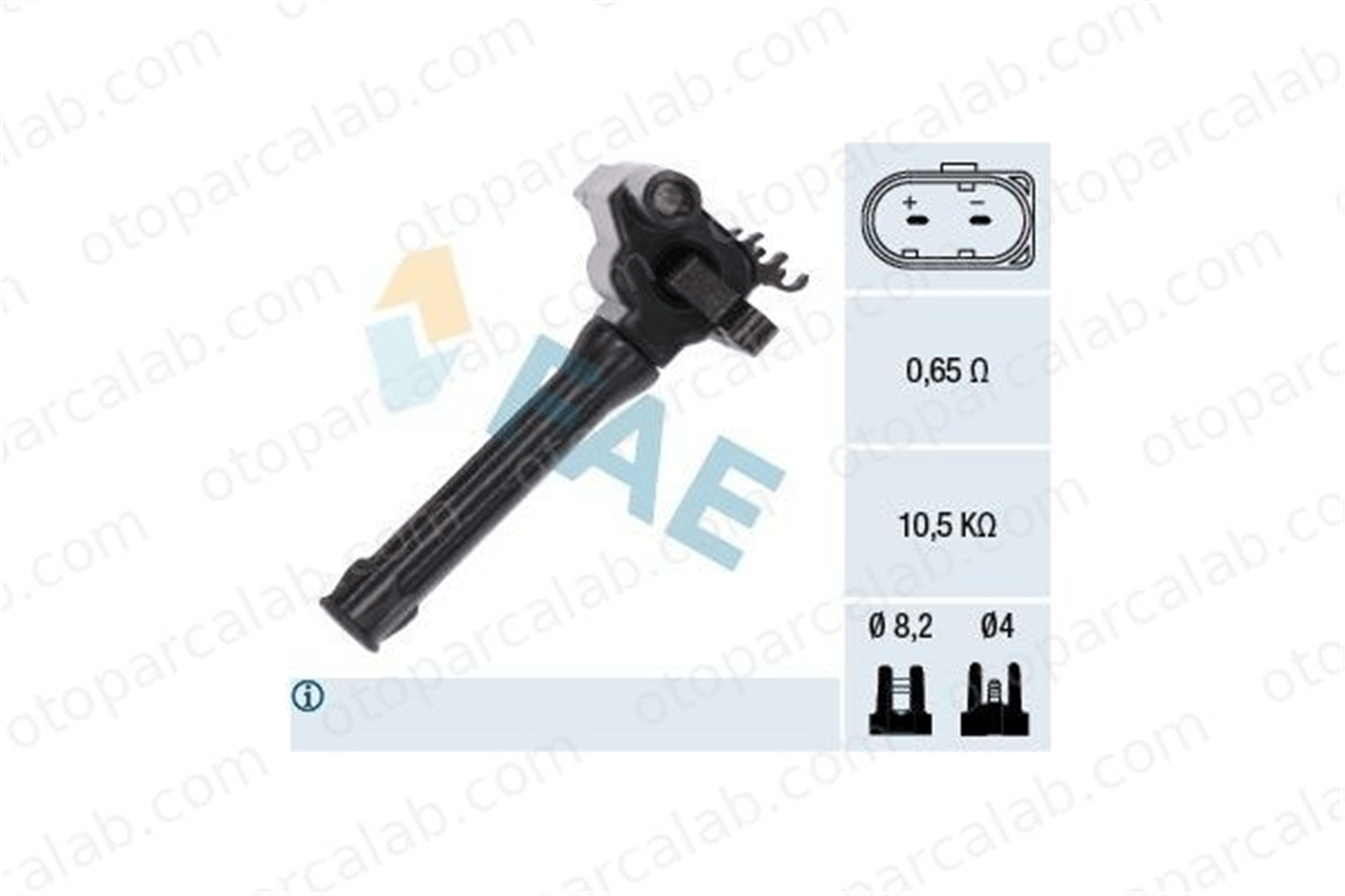 FAE 80254 Ateşleme Bobini ROVER 25 I Hatchback MG MG TF NEC000120L NEC100730L