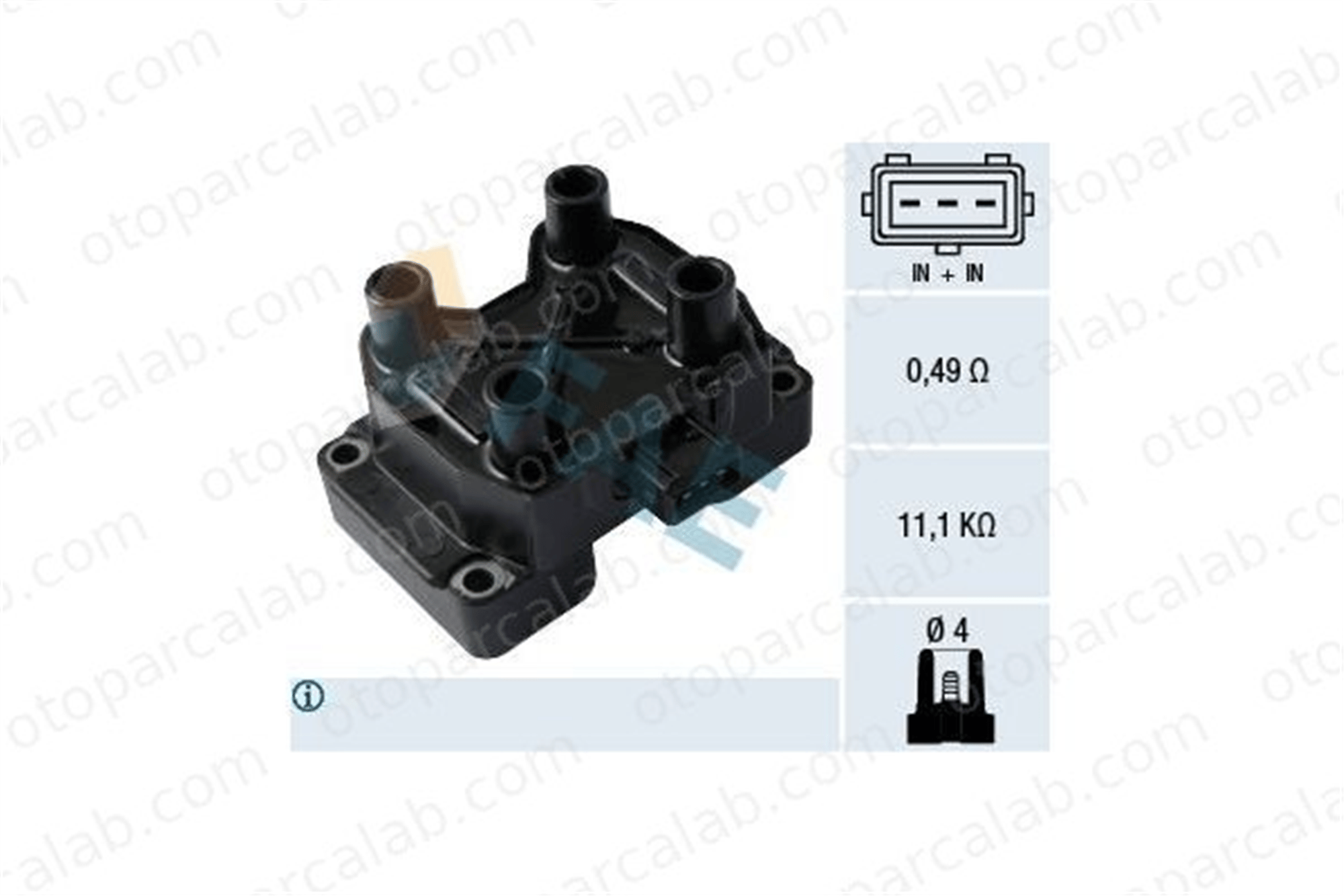 FAE 80279 Ateşleme Bobini ALFA ROMEO 155 FIAT BRAVA 60558152 60586072