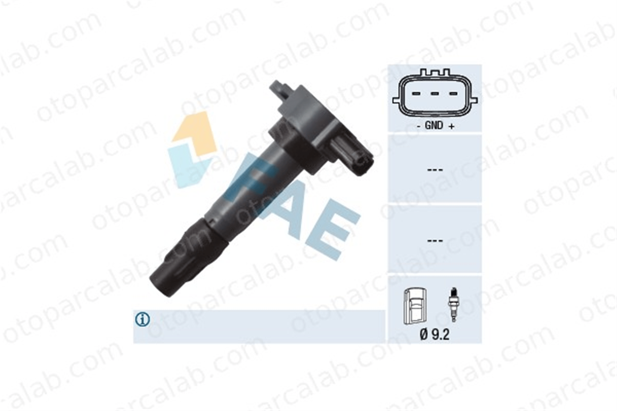 FAE 80339 Ateşleme Bobini SMART FORFOUR MITSUBISHI COLT VI MN195452 134077