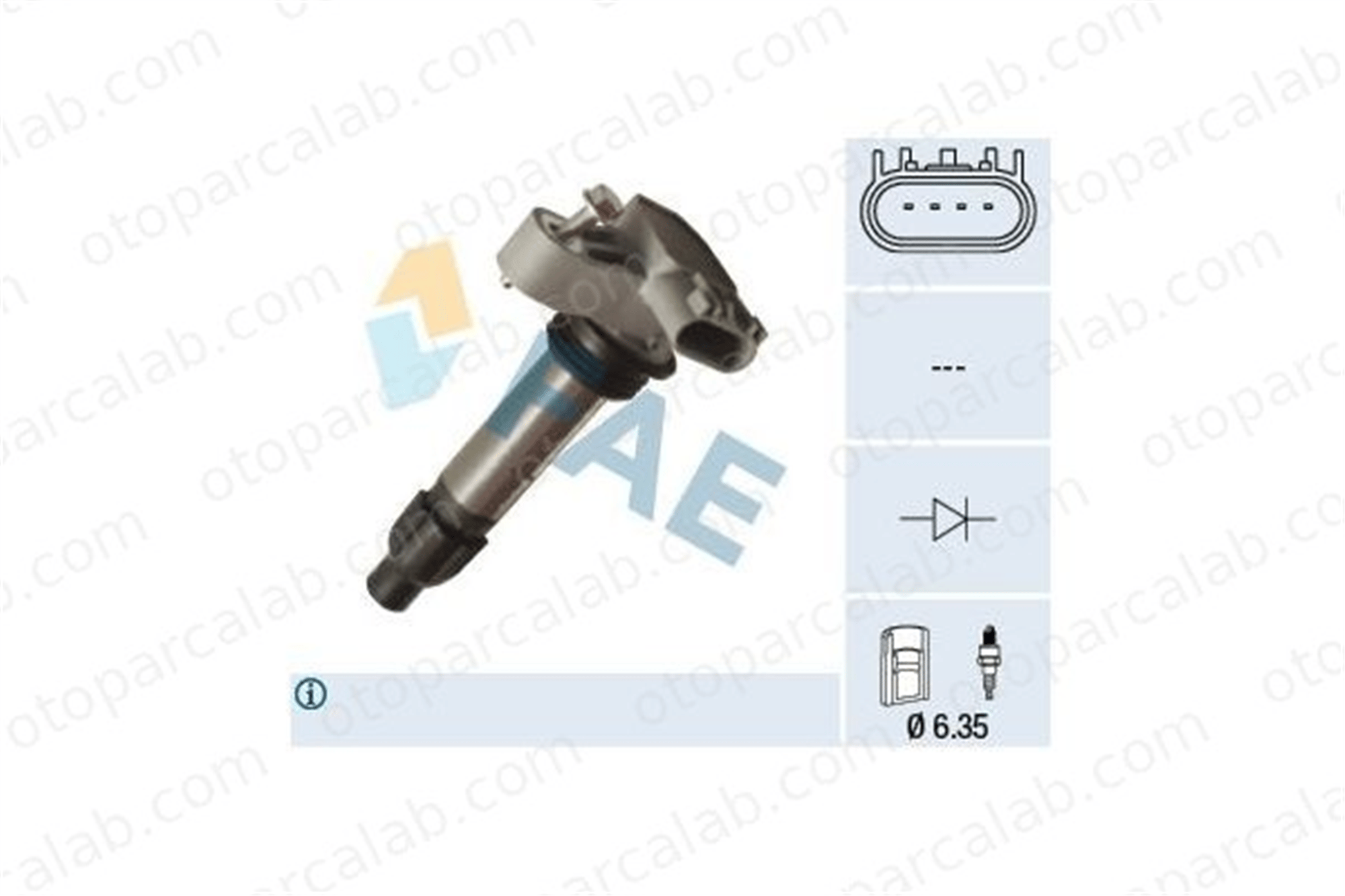 FAE 80388 Ateşleme Bobini OPEL INSIGNIA A INSIGNIA A Sedan 12590990 12610626