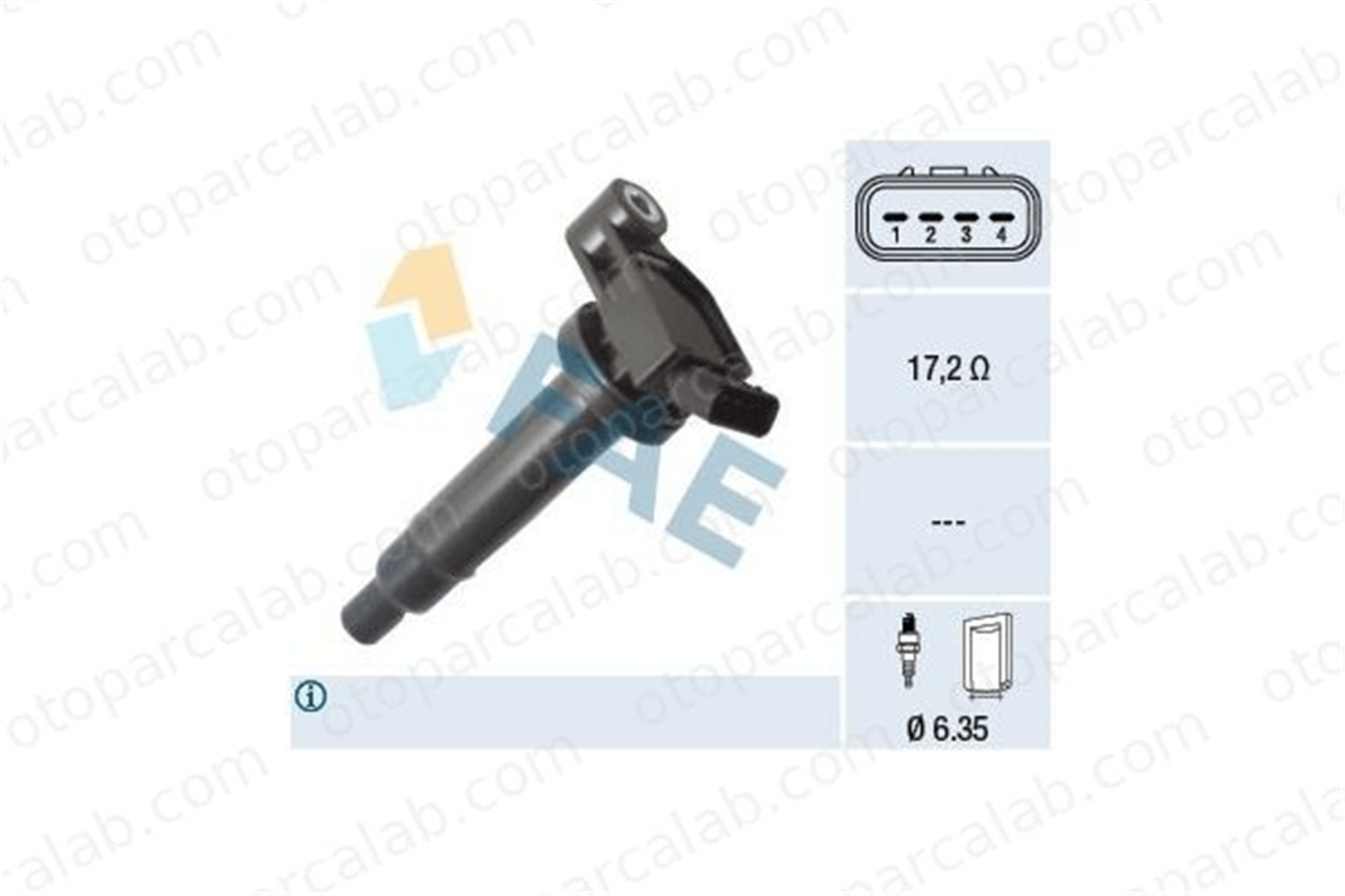 FAE 80396 Ateşleme Bobini LEXUS RX TOYOTA CAMRY 134031 9008019016
