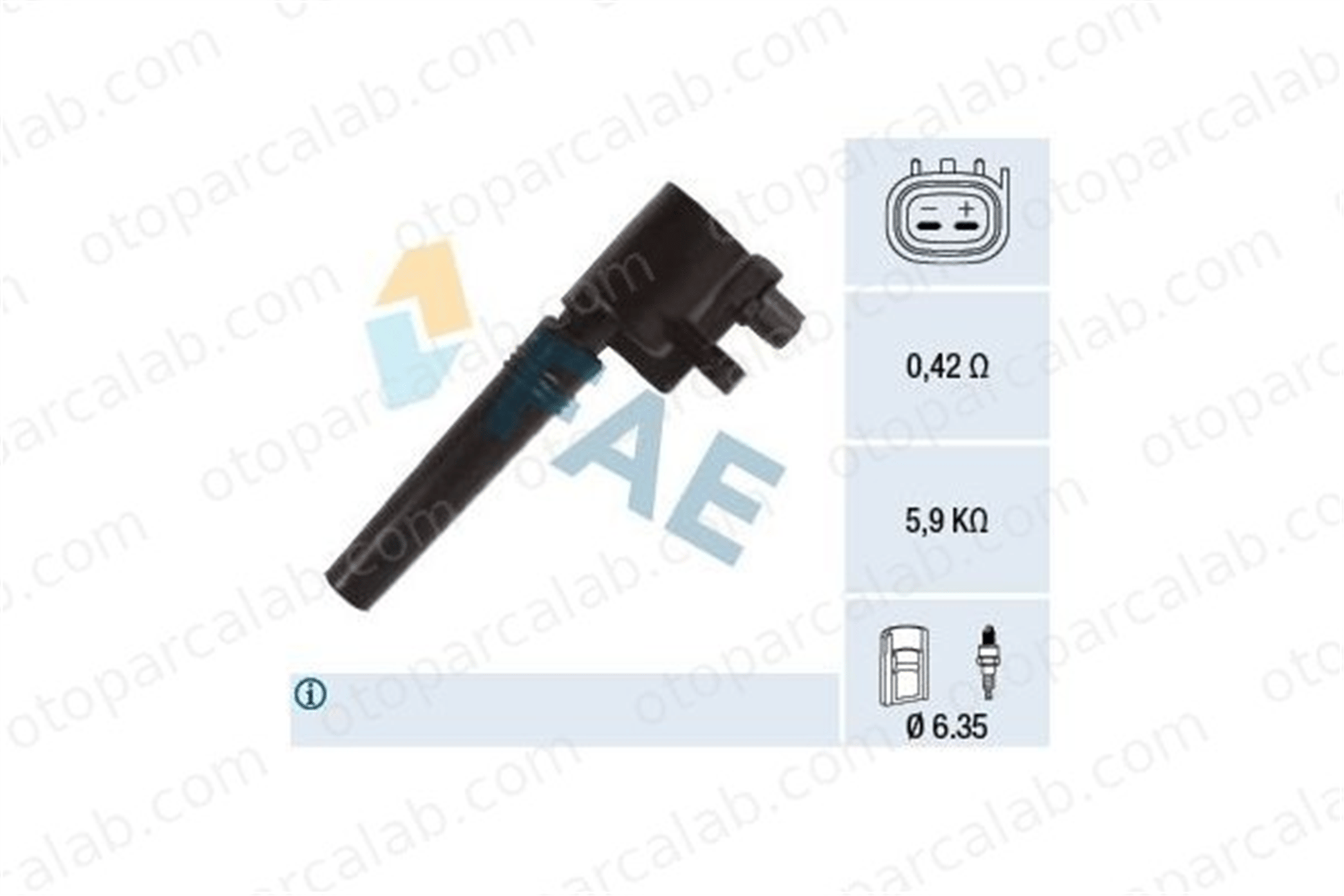 FAE 80400 Ateşleme Bobini JAGUAR S-TYPE II XJ 134011 XR827823