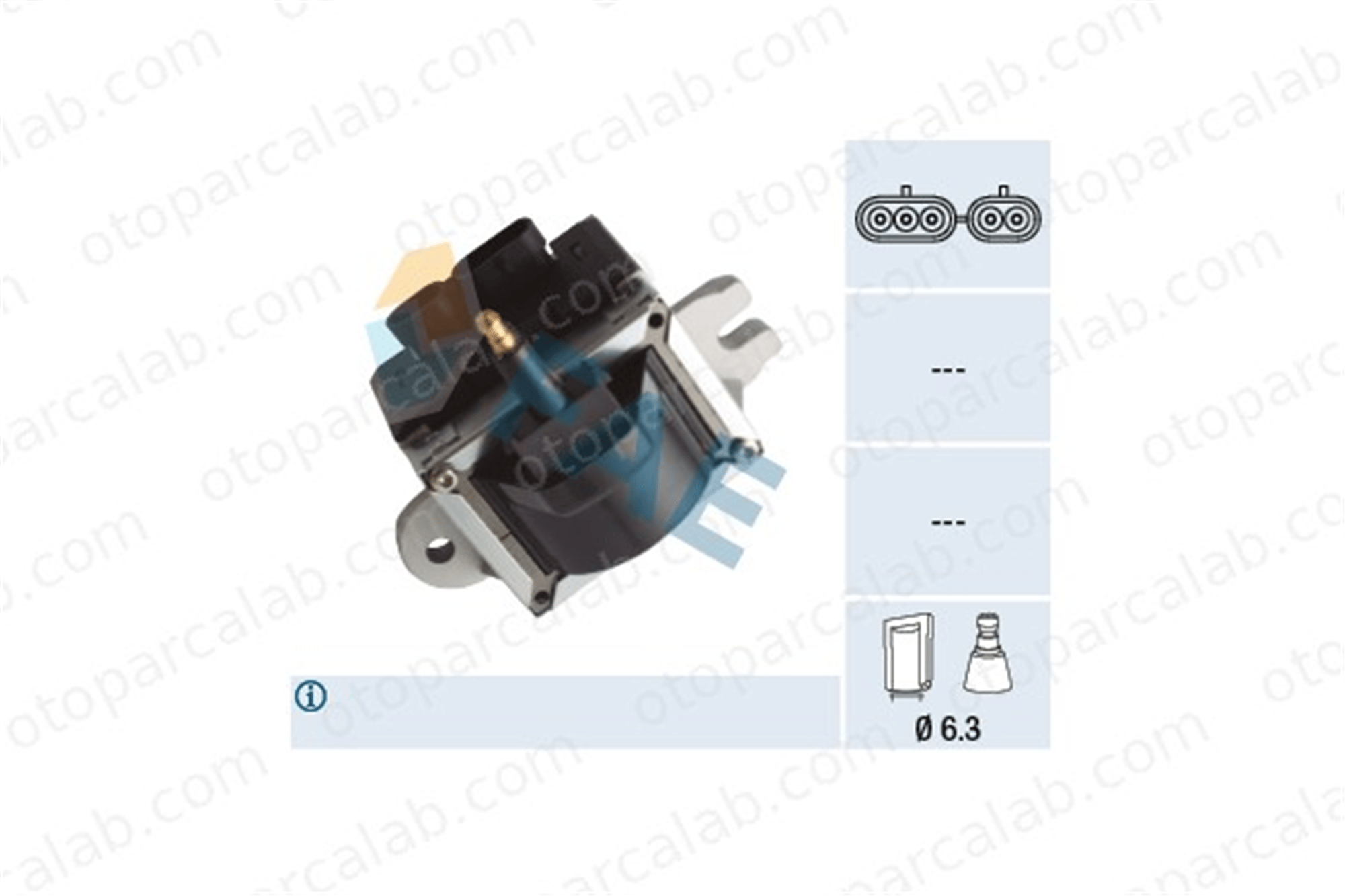 FAE 80451 Ateşleme Bobini RENAULT CLIO I 21 Sedan 7700722070 7700732263