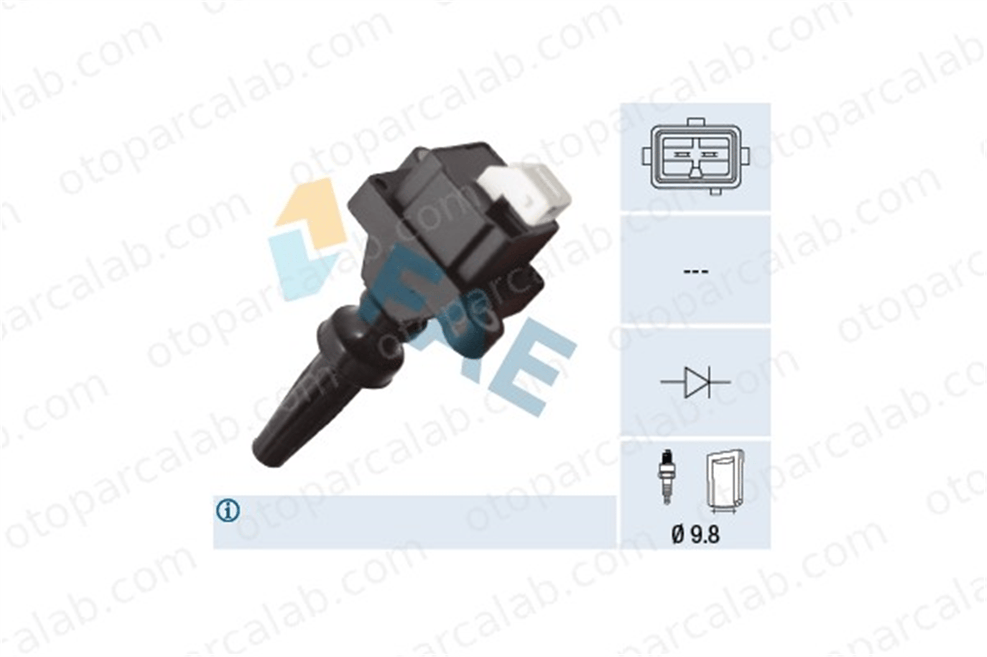 FAE 80453 Ateşleme Bobini CITROËN XSARA Coupe ZX 96213181 597055