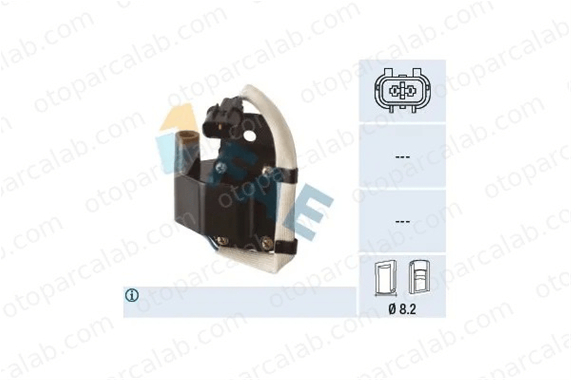 FAE 80458 Ateşleme Bobini MITSUBISHI GALANT VI GALANT VI Sedan 2730132820 138843