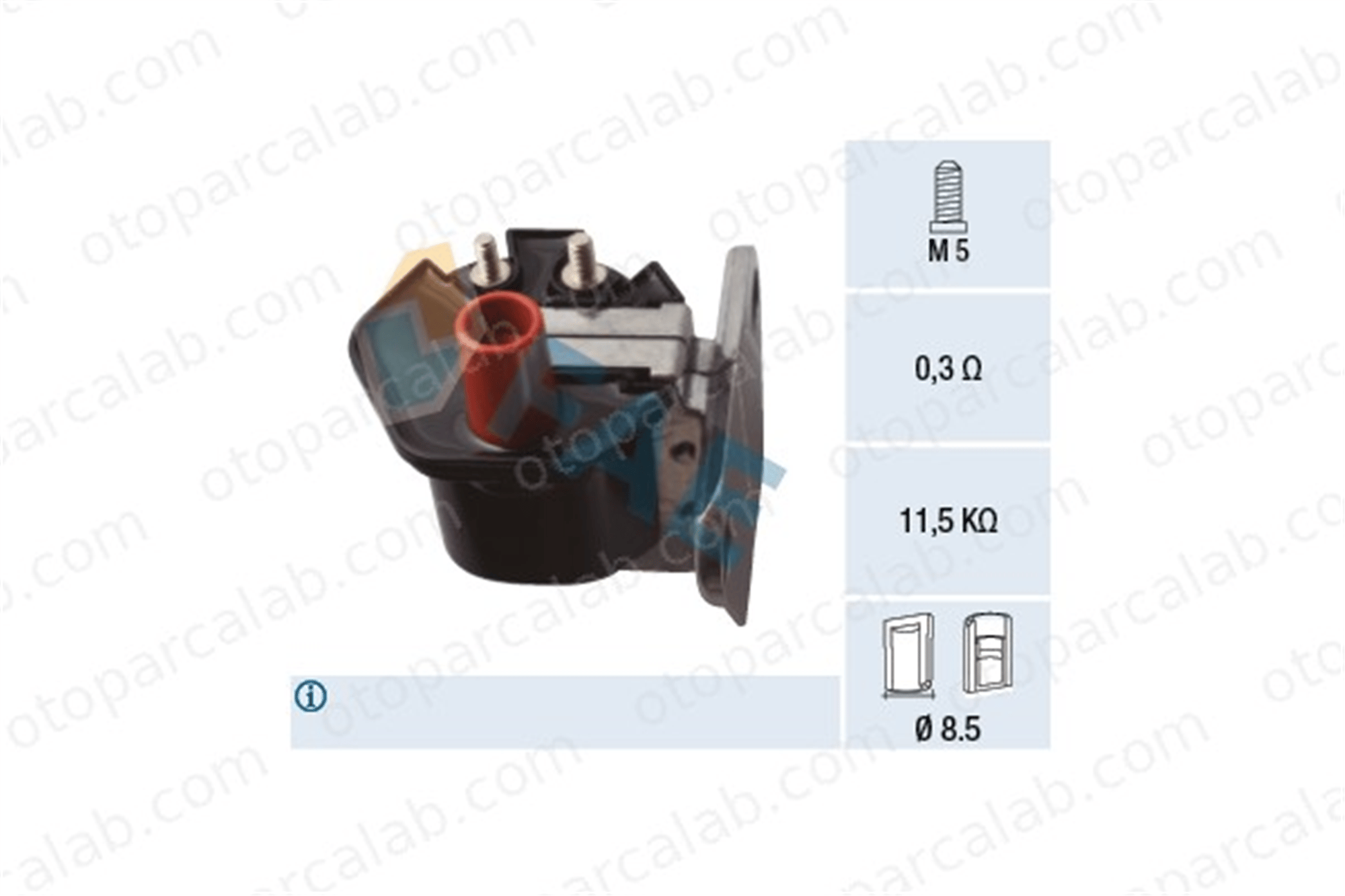 FAE 80463 Ateşleme Bobini MERCEDES-BENZ S-SERISI SL A0001586503 138715