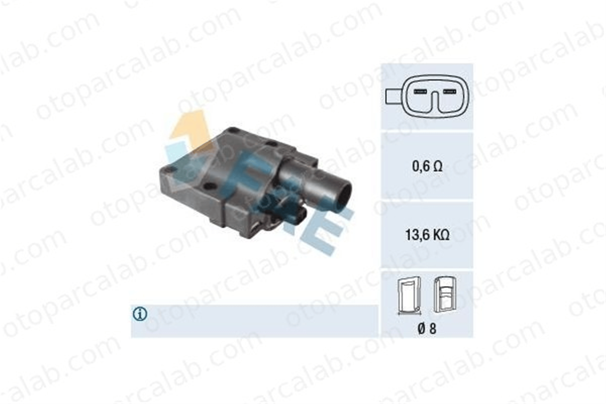 FAE 80473 Ateşleme Bobini TOYOTA MR2 II CAMRY 138874 9091902185