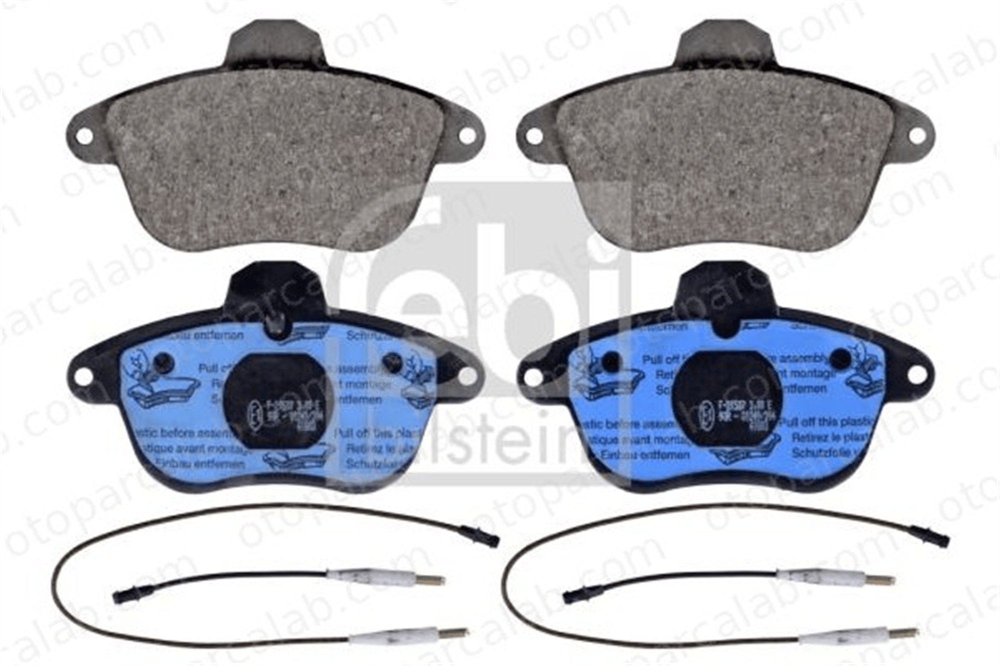 FEBI BILSTEIN 116038 Fren Disk Balata Ön veya Arka CITROËN XM XM Break 425295 95659640