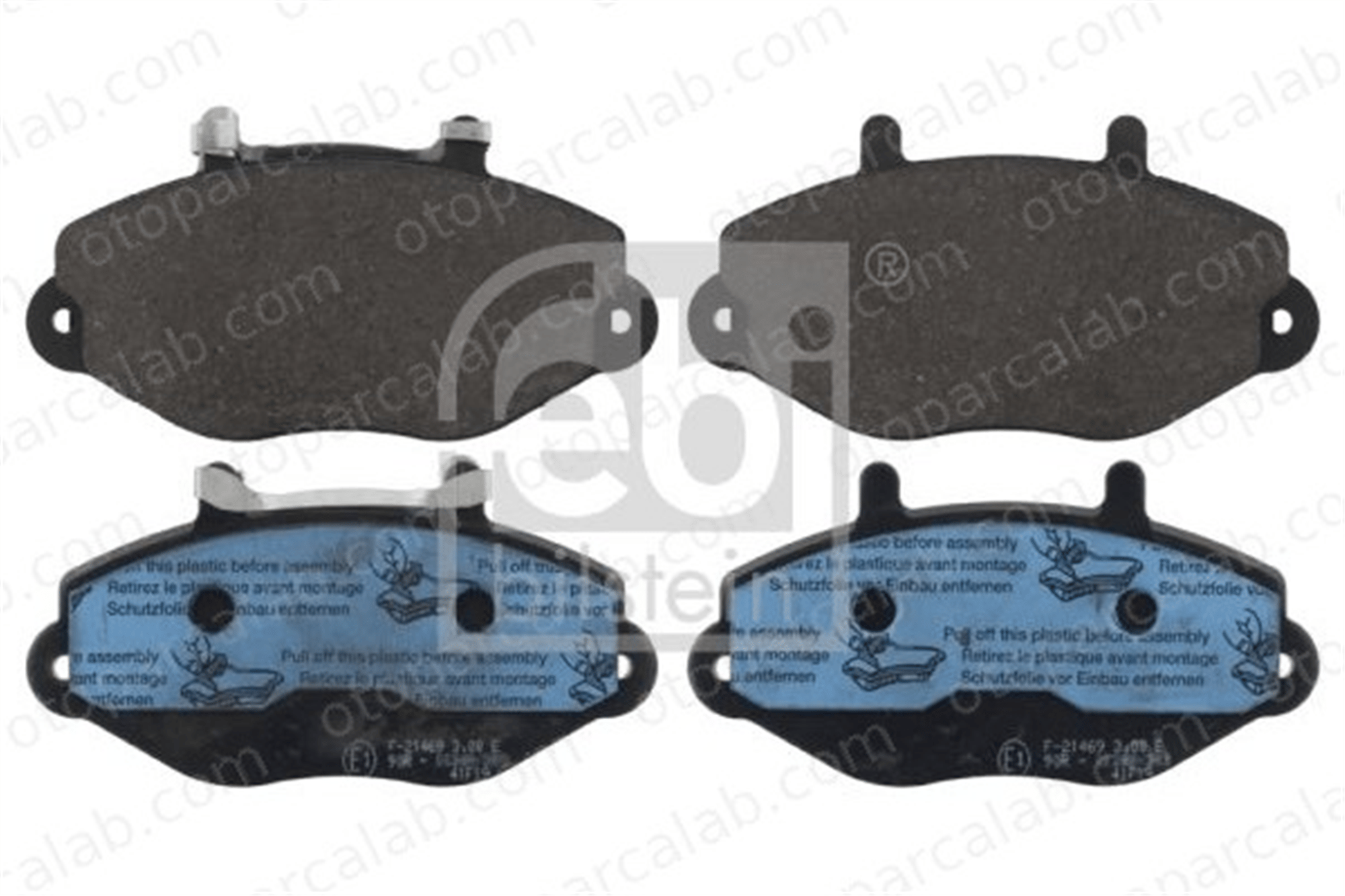 FEBI BILSTEIN 116070 Fren Disk Balata Ön FORD TRANSIT Minibüs/Otobüs TRANSIT Panelvan/Van 92VB2K021BE 93VX2K021BA