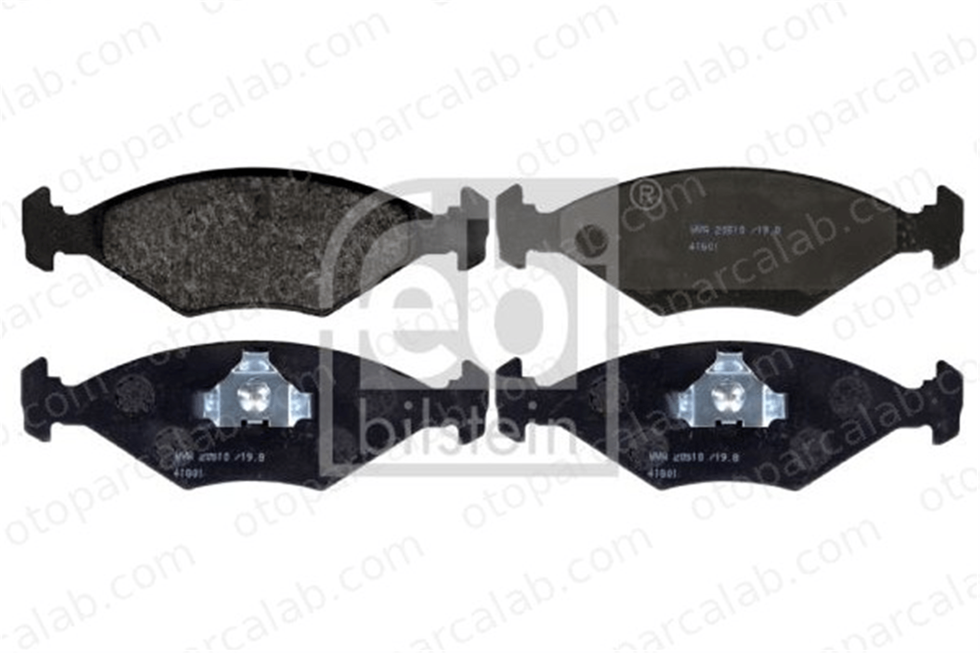 FEBI BILSTEIN 116217 Fren Disk Balata Ön VW SAVEIRO I 374698151 374698151A