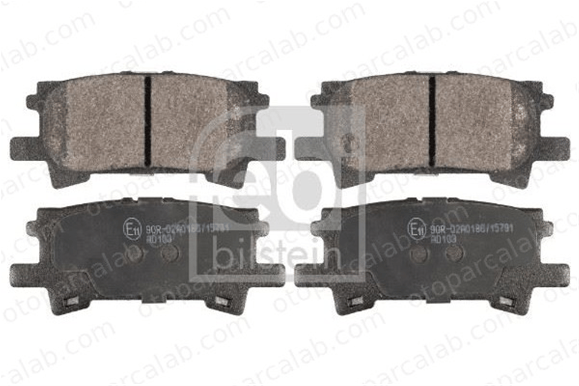 FEBI BILSTEIN 116334 Fren Disk Balata Arka LEXUS RX 446648060 446648030